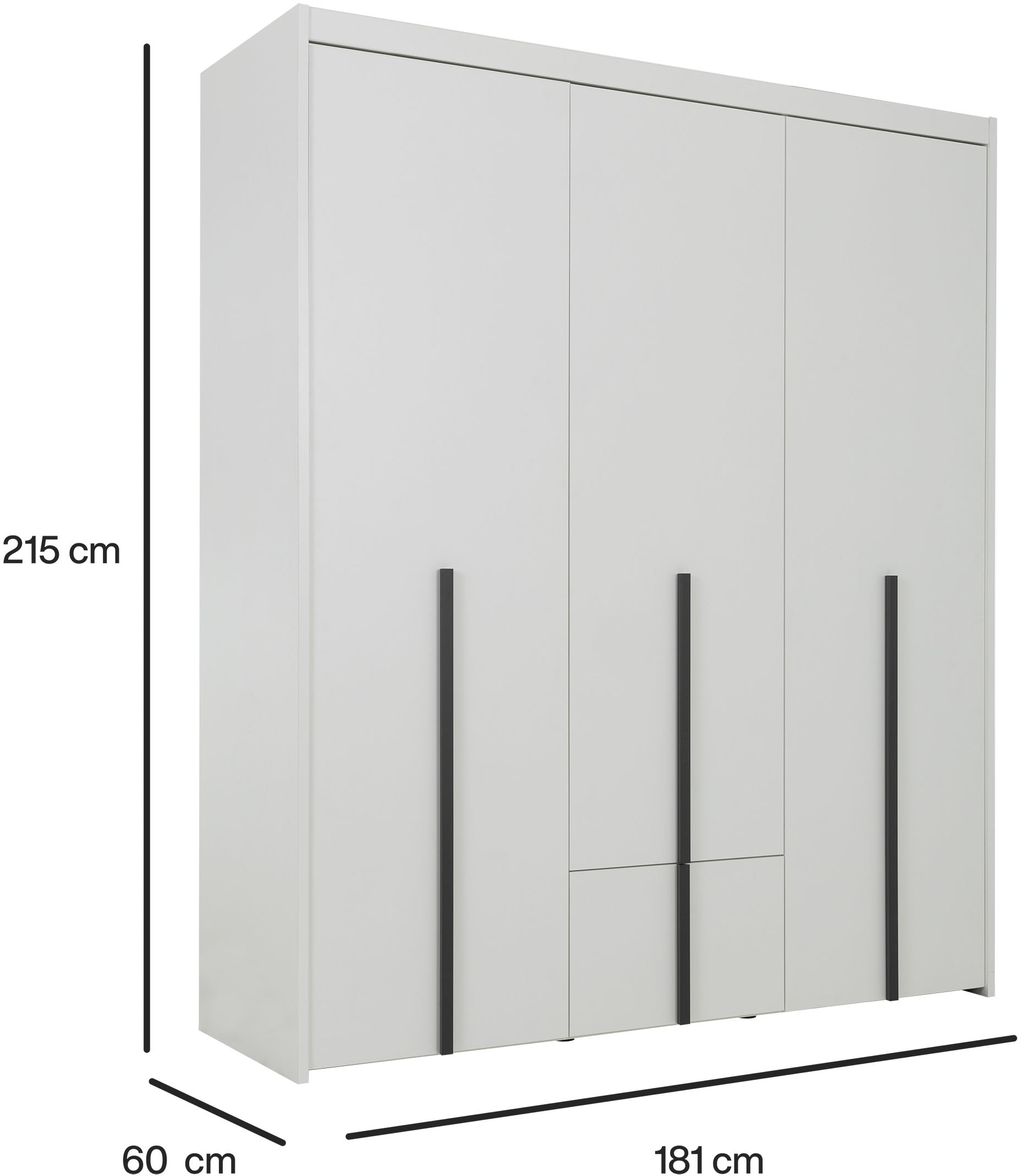 Gami Armoires à vêtements »TREVOR« 1 cuis tlg. Praktischer Stauraum mit grosser Kapazität