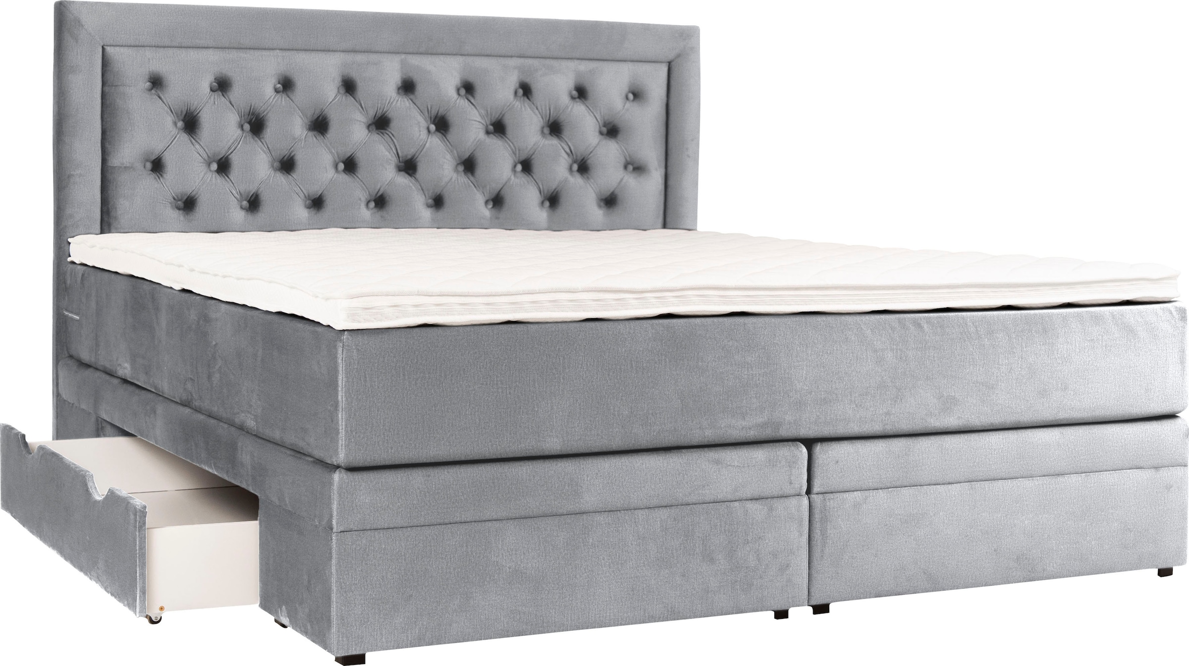 Home affaire Lit boxspring »Julien« avec matelas à ressorts ensachés