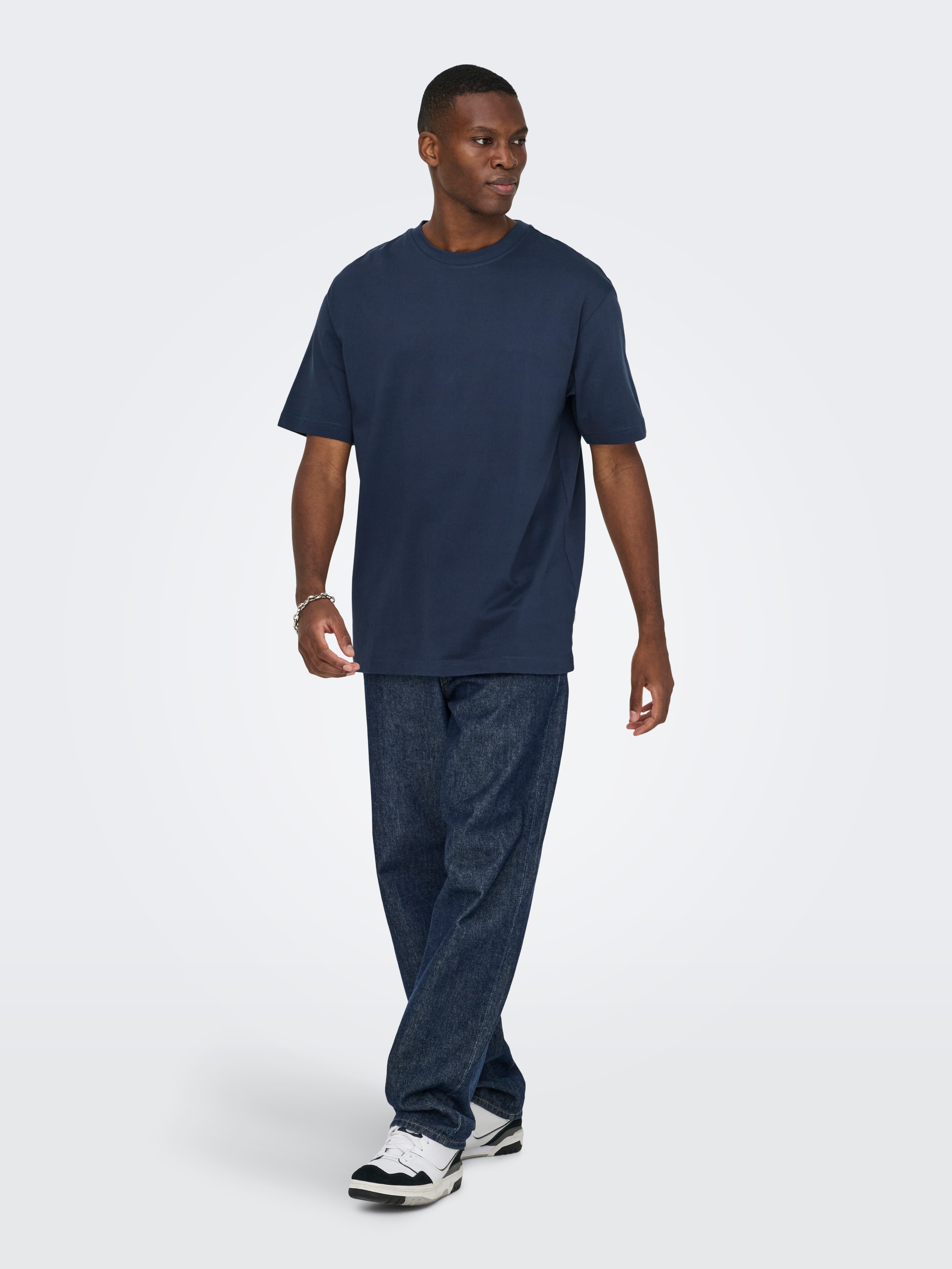 ONLY & SONS Rundhalsshirt »ONSFRED RLX SS TEE« Baumwolle, relaxed fit