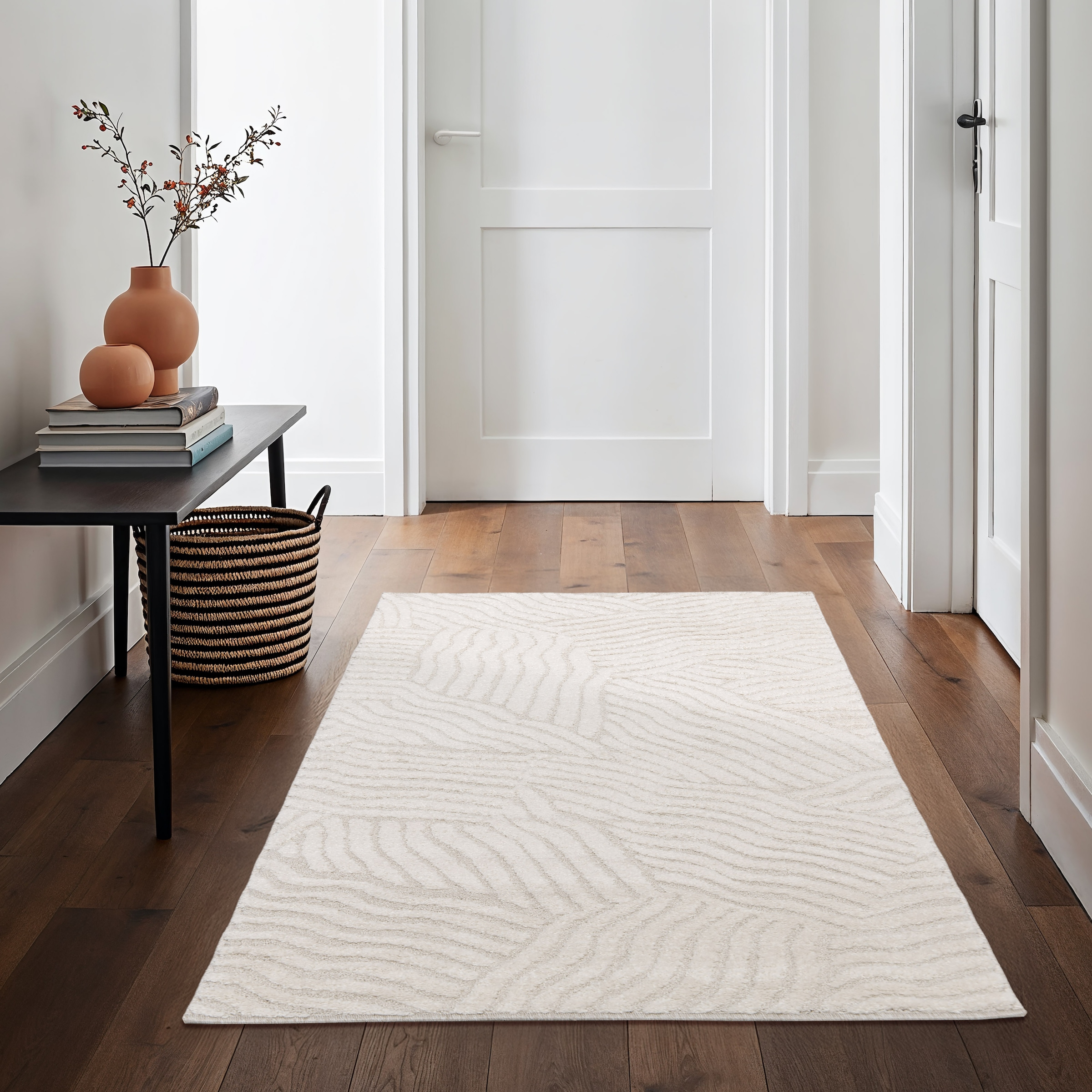 GOODproduct Tapis »Segovia, Supersoft, 3D- Design, weiche Haptik, modernes Design« Rectangulaire 9 mm Höhe Hoch-Tief-Struktur, Wohnzimmer, Esszimmer, Schlafzimmer
