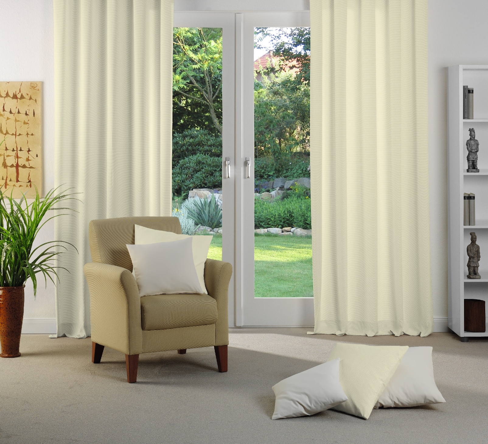 Wirth Rideau »WirthNatur« Bande volante 1 cuis tlg. 2-lagig