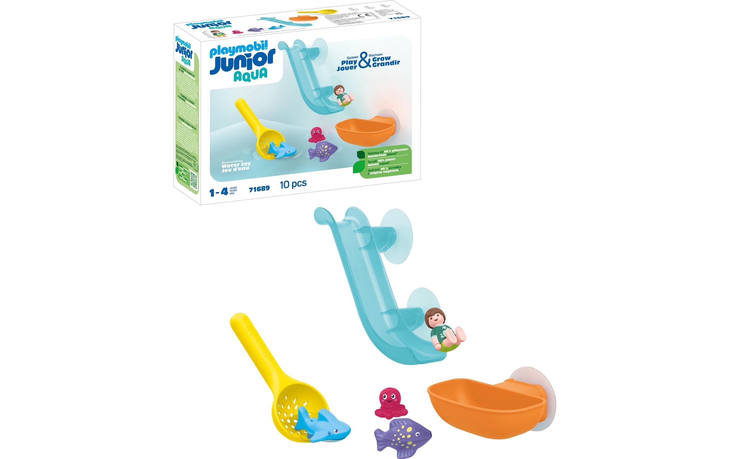 Playmobil® Briques de jeu »Junior AQUA: Fangspass mit Meerestierchen 71689«