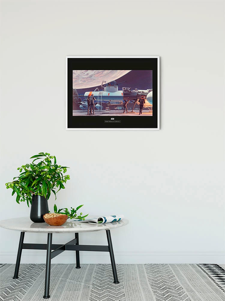 Komar Image »Star Wars Classic RMQ Yavin Hangar« 1 cuis tlg. Wandbild zur Dekoration im Kinderzimmer - ohne Rahmen