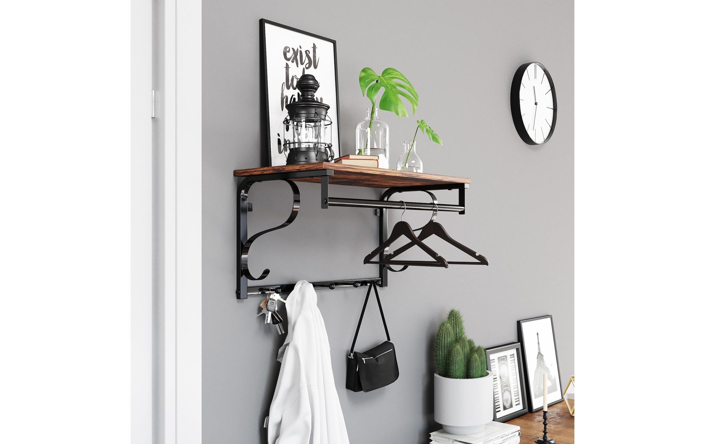VASAGLE Étagère murale »Industrial Look 6«