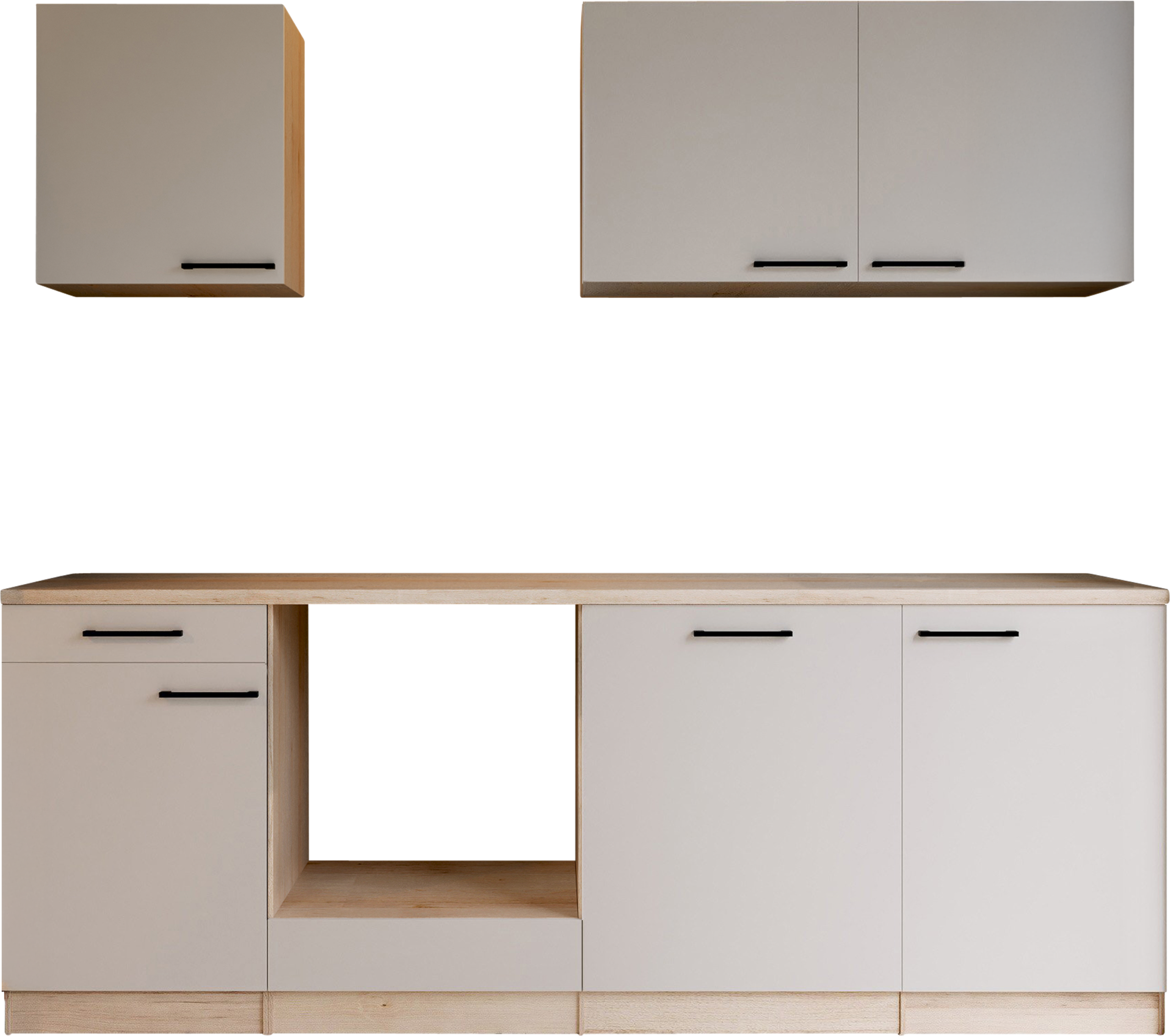 RESPEKTA Cuisine »Merle« démonté, avec appareils électroménagers en option, fonction Soft Close, largeur 220 cm