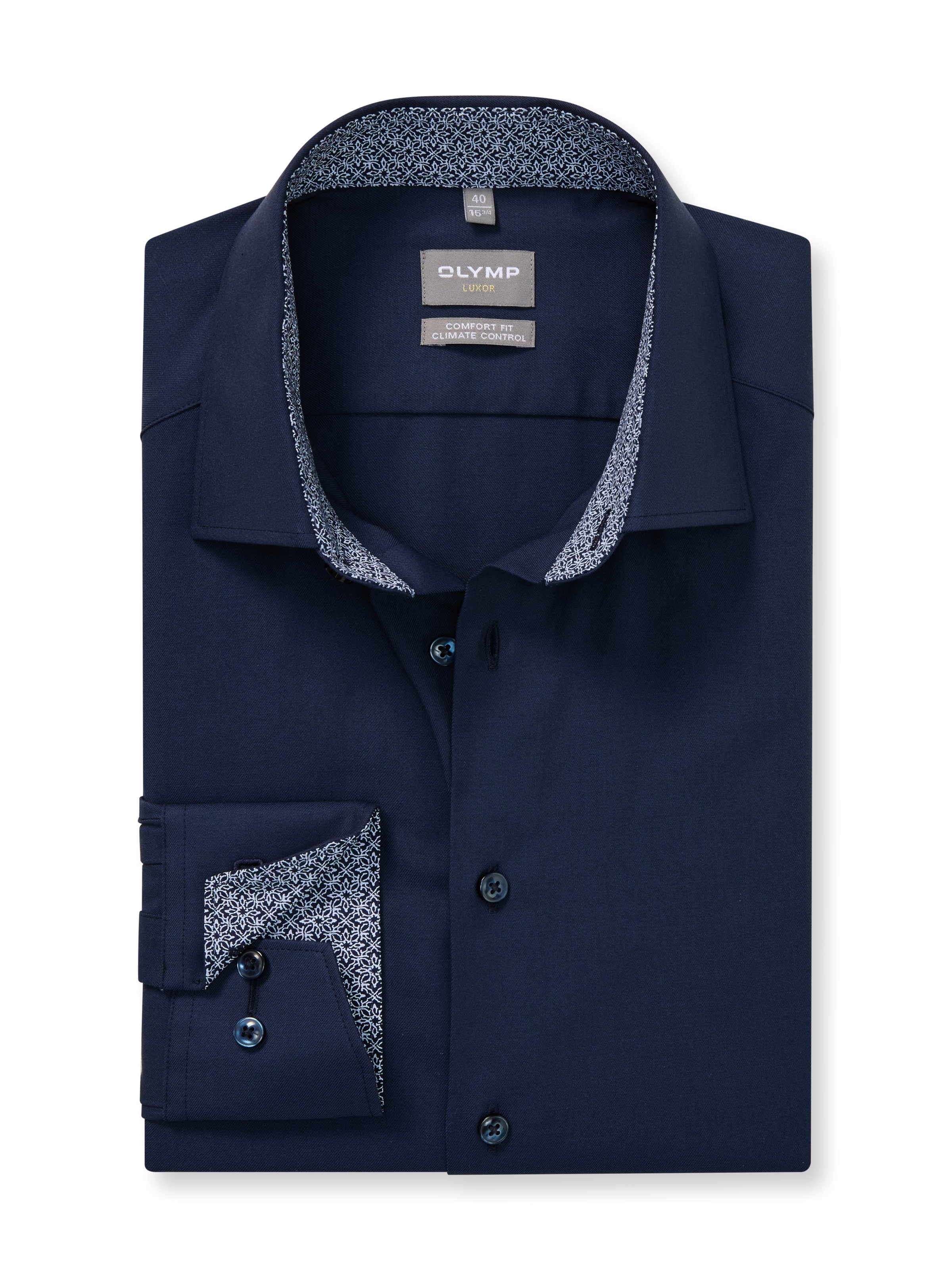 OLYMP Langarmhemd »Luxor« Climate Control, Businesshemd, New-Kentkragen, comfort fit