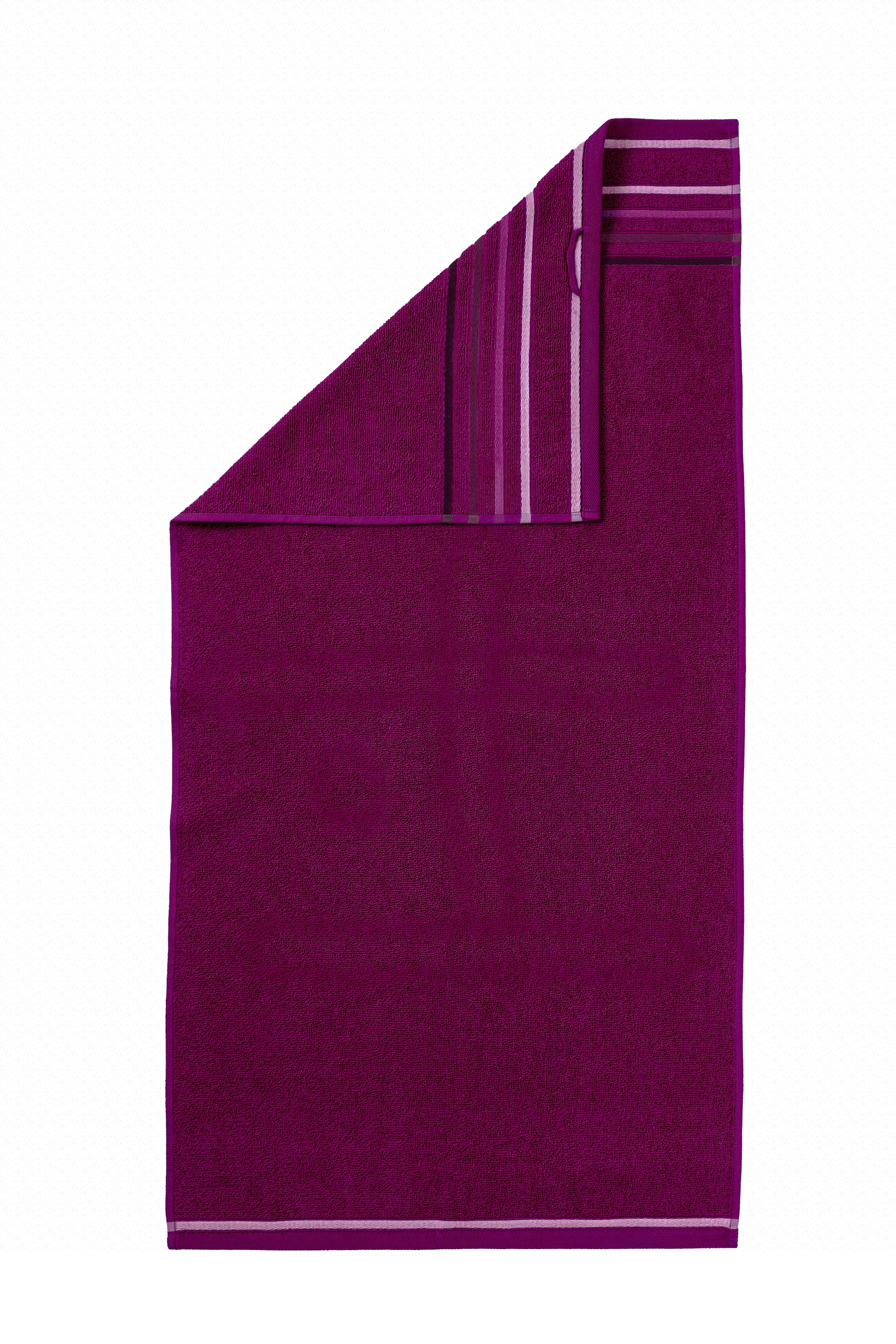 my home Handtuch Set »Niki, Duschtuch, Handtücher und Gästetücher« Set Walkfrottee Handtücher mit mehrfarbiger Streifenbordüre, aus 100% Baumwolle, weich