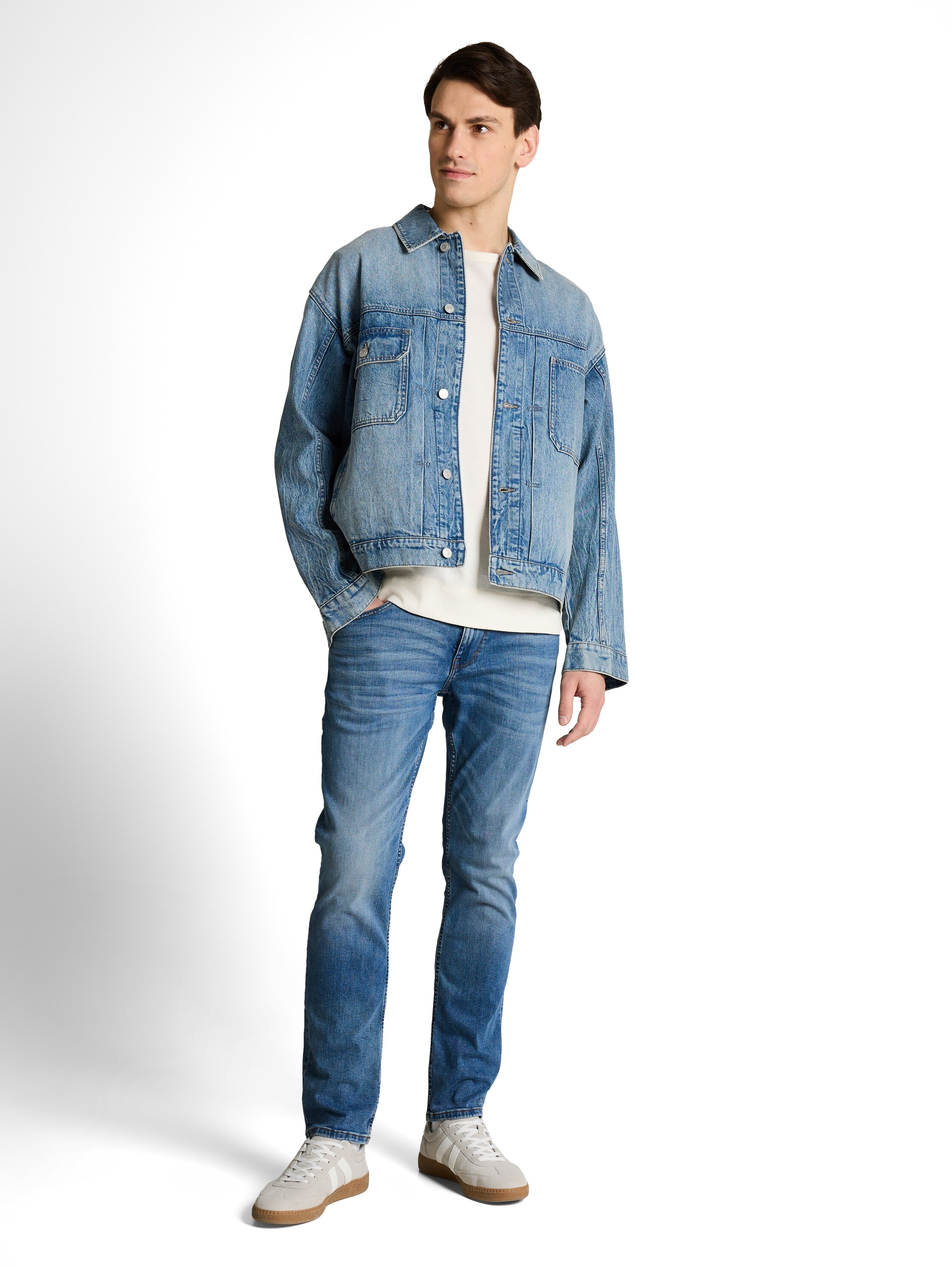TOM TAILOR Jeans droit im Five-Pocket Style