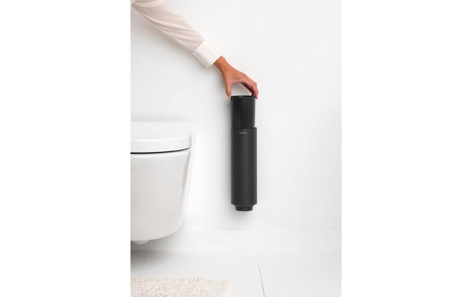 Brabantia WC-Garnitur »Mindset Anthrazit« aus Kunststoff | Silikon