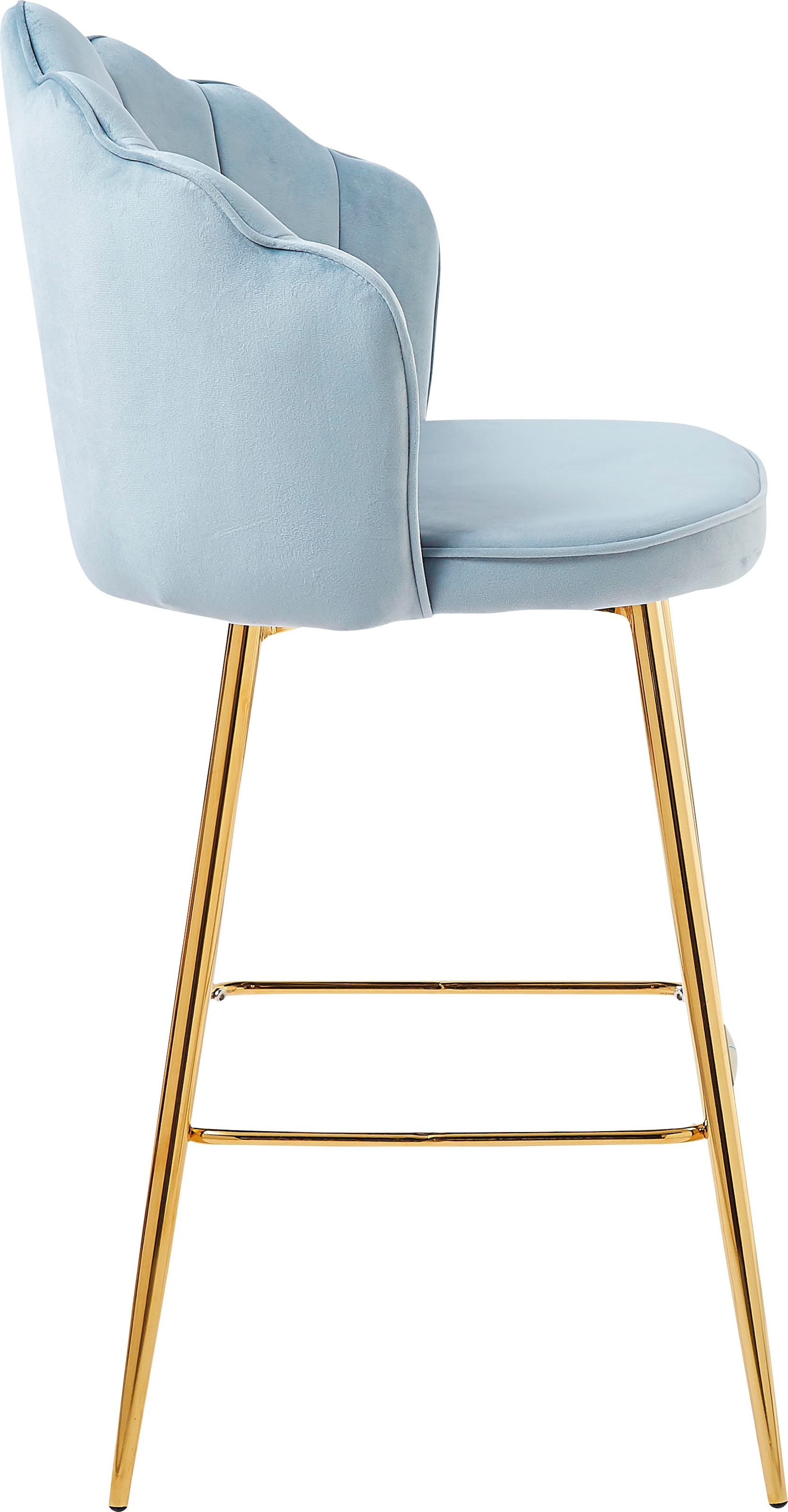 SalesFever Barhocker »Clam Barstuhl mit Stil« Set, 2er Set,  Extravagantes Muscheldesign im praktischen 2er Set