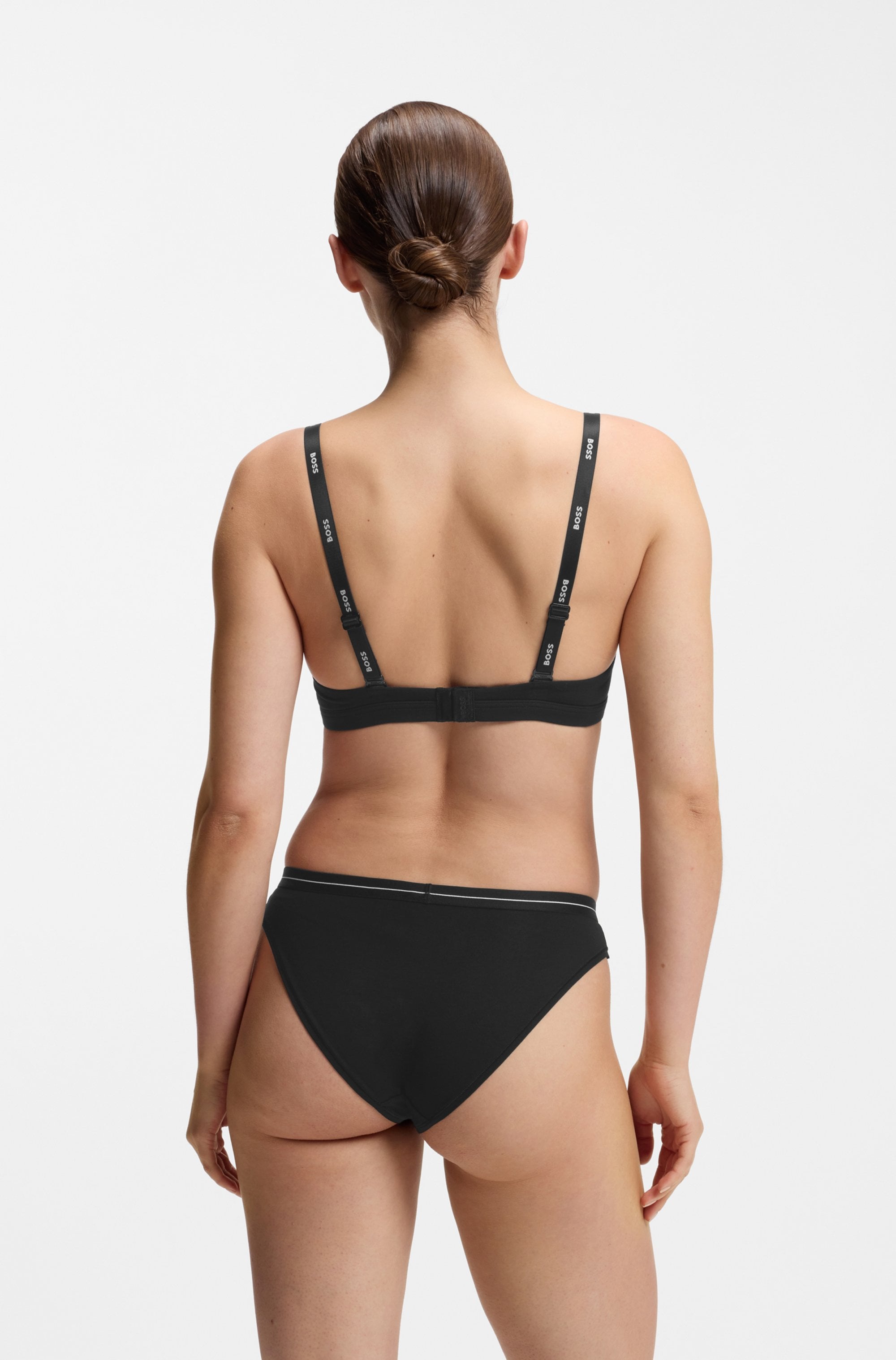 BOSS Slip »3P BRIEF« Paquet, 3er, 3 cuis mit elastischen Logobund