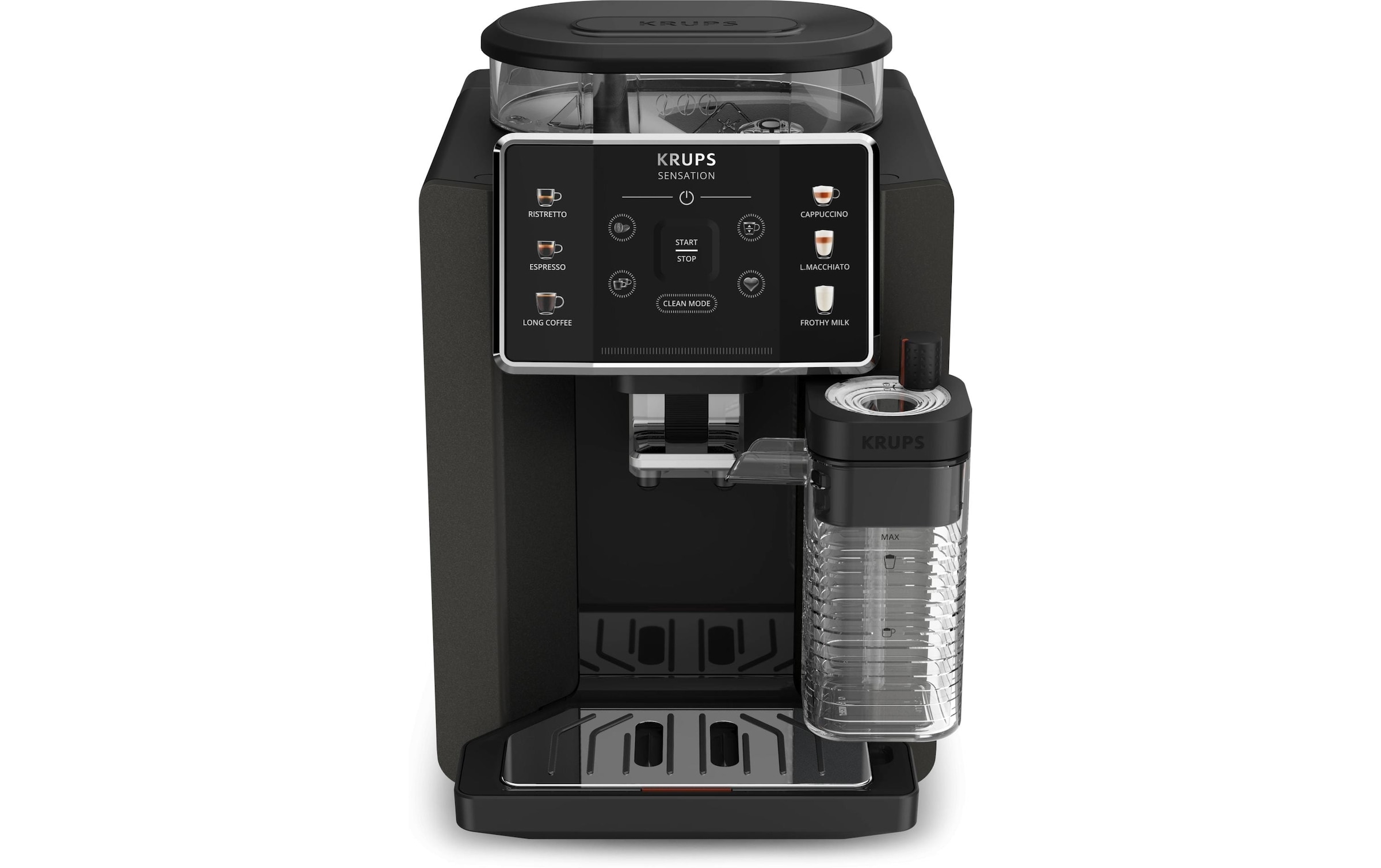 Krups Machine à café automatique »EA9129 Sensation Milk« 6 Kaffee- und Milchspezialitäten, aut. Reinigung, Metall-Brühgruppe