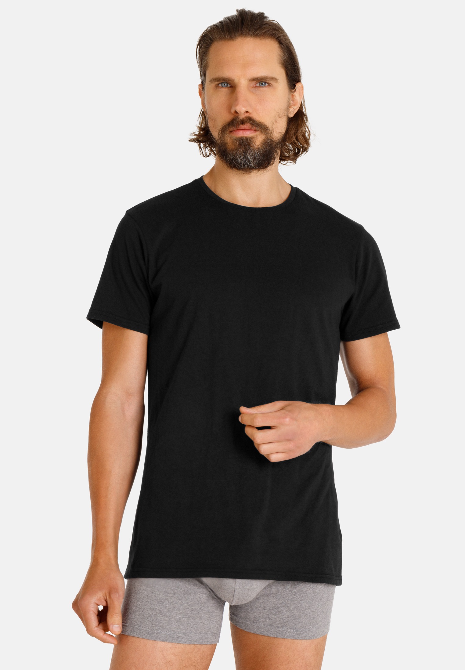 Camano T-Shirt »comfort« mit Rundhalsausschnitt
