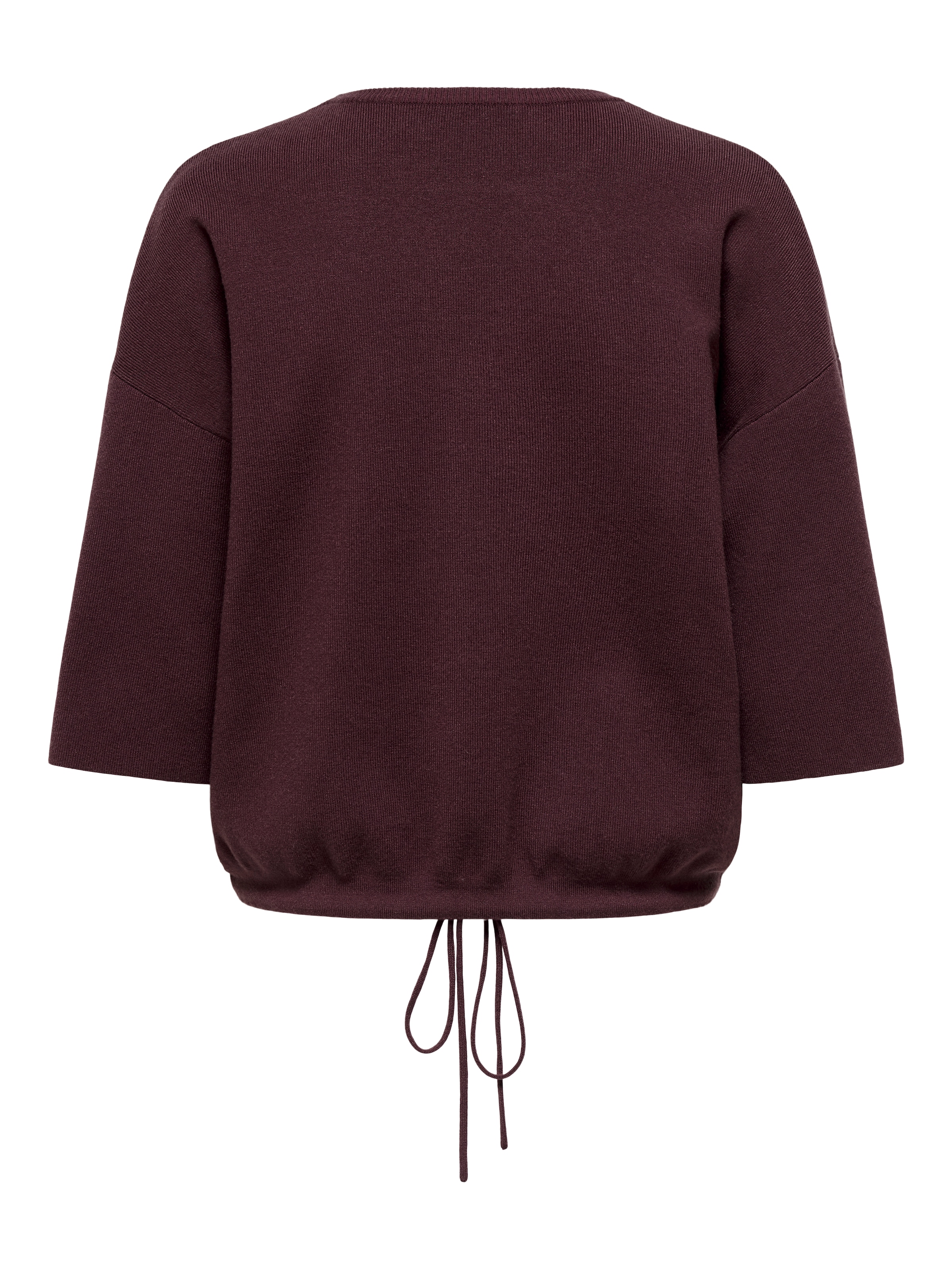 ONLY Pull à manches courtes »ONLSITERI SS LOOSE TIE O-NECK TOP CC KNT«