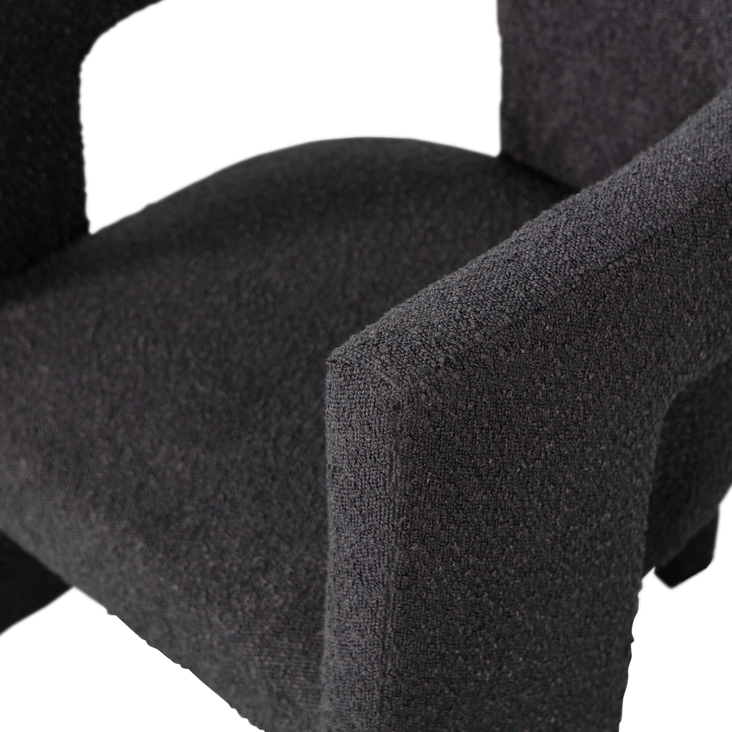 WOOOD Chaise rembourrée »Tiwa mit Bouclé-Bezug und Holzgestell B 63 x T 62 x H 71 cm« () Résistance maximale à l'usure, capacité de charge 100 kg, livré monté