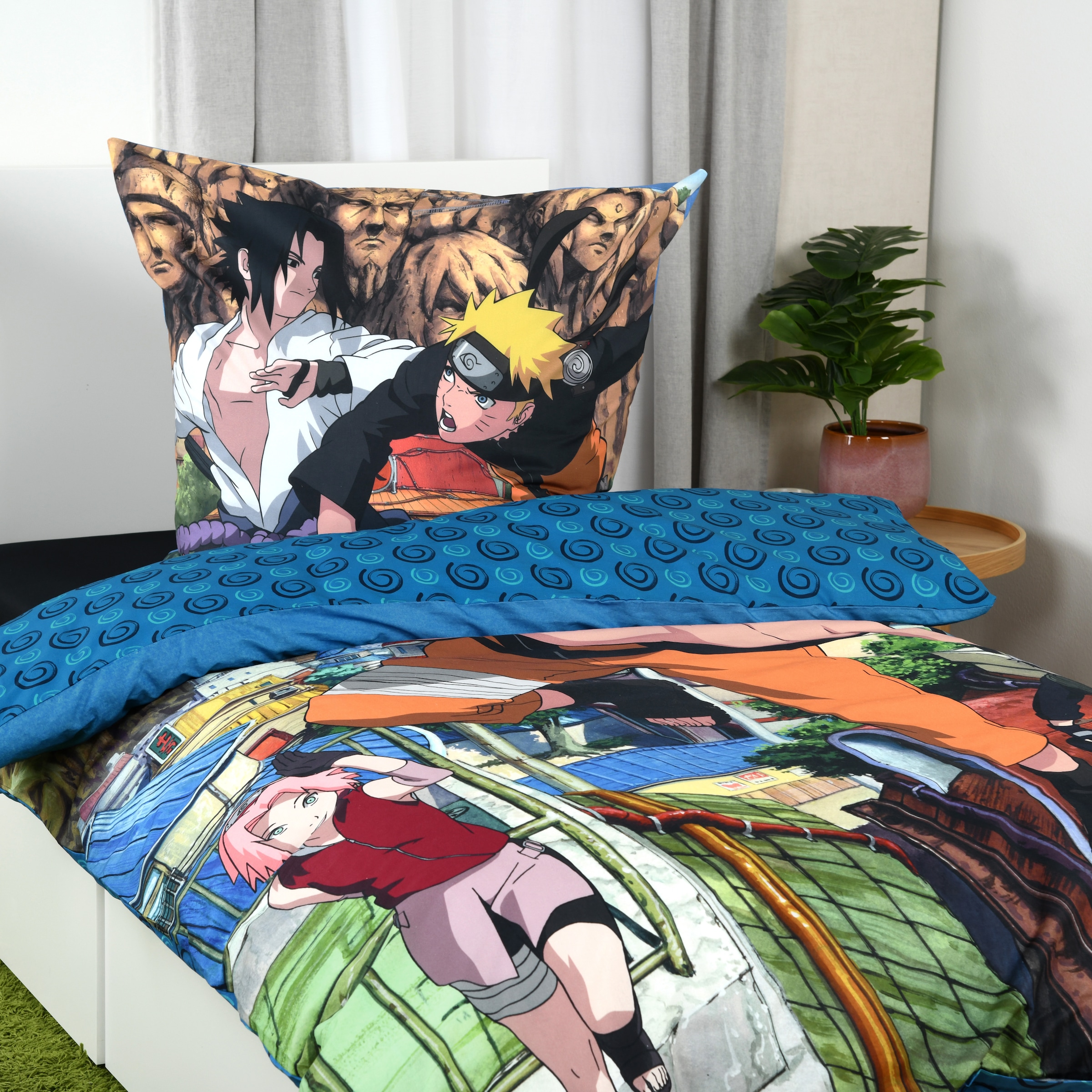 Naruto Linge de lit »Naruto Shippuden« 2 Parure de lit réversible