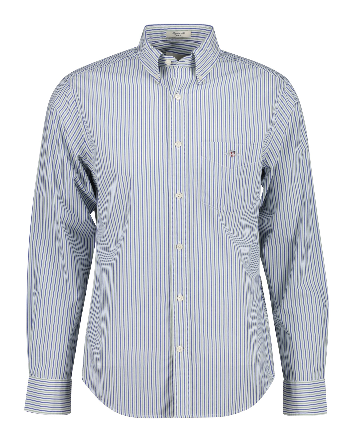 Gant Chemise à manches longues »REGULAR POPLIN STRIPE SHIRT« Coupe regular avec motif à rayures