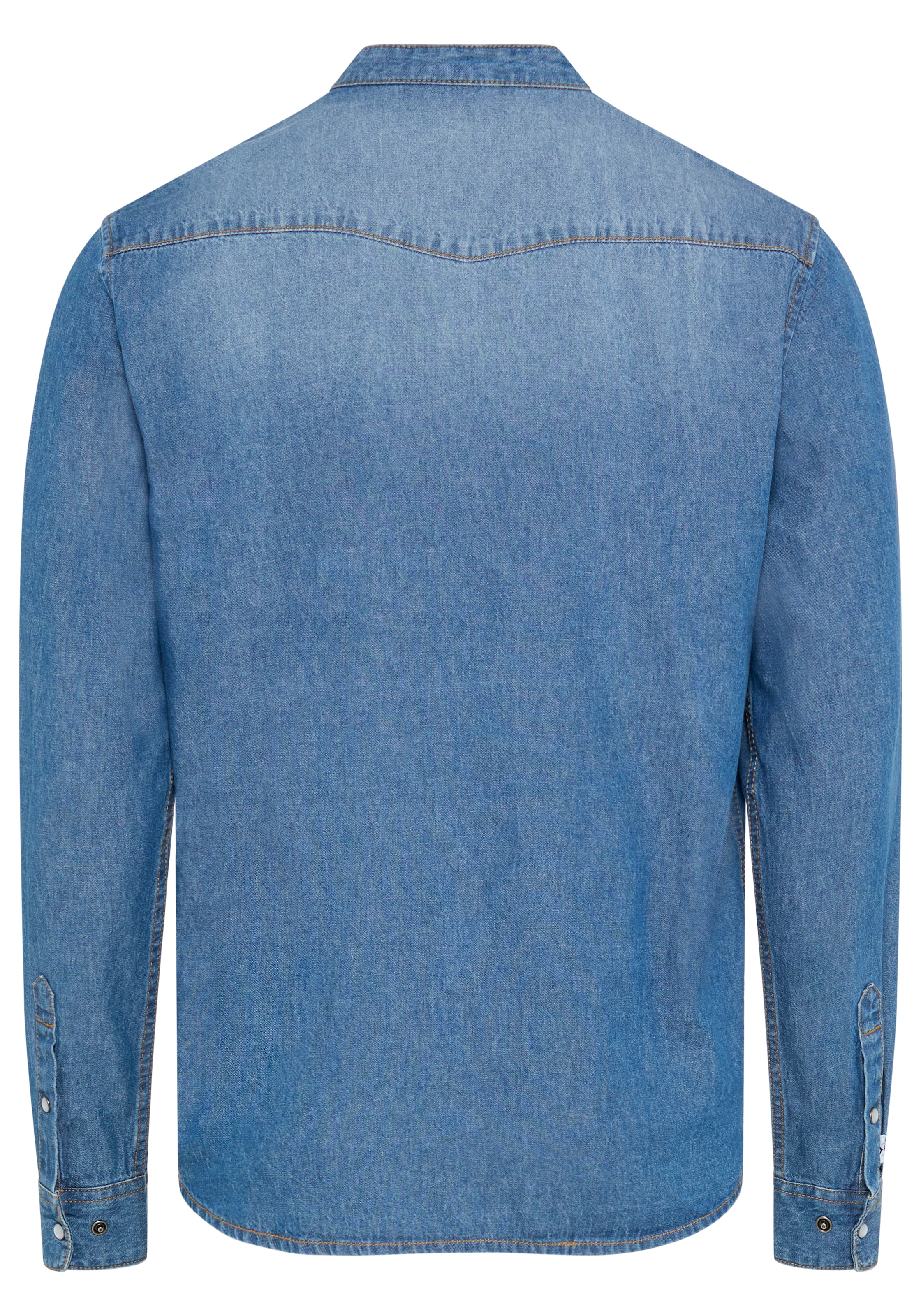 DELMAO aus Baumwolle in Denim-Qualität, mit Stehkragen