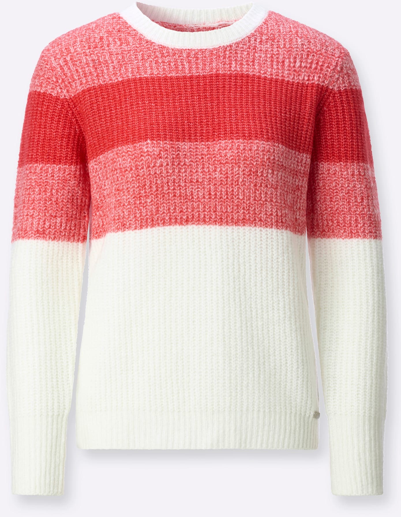 Casual Looks Pull à col rond »Rundhals-Pullover«