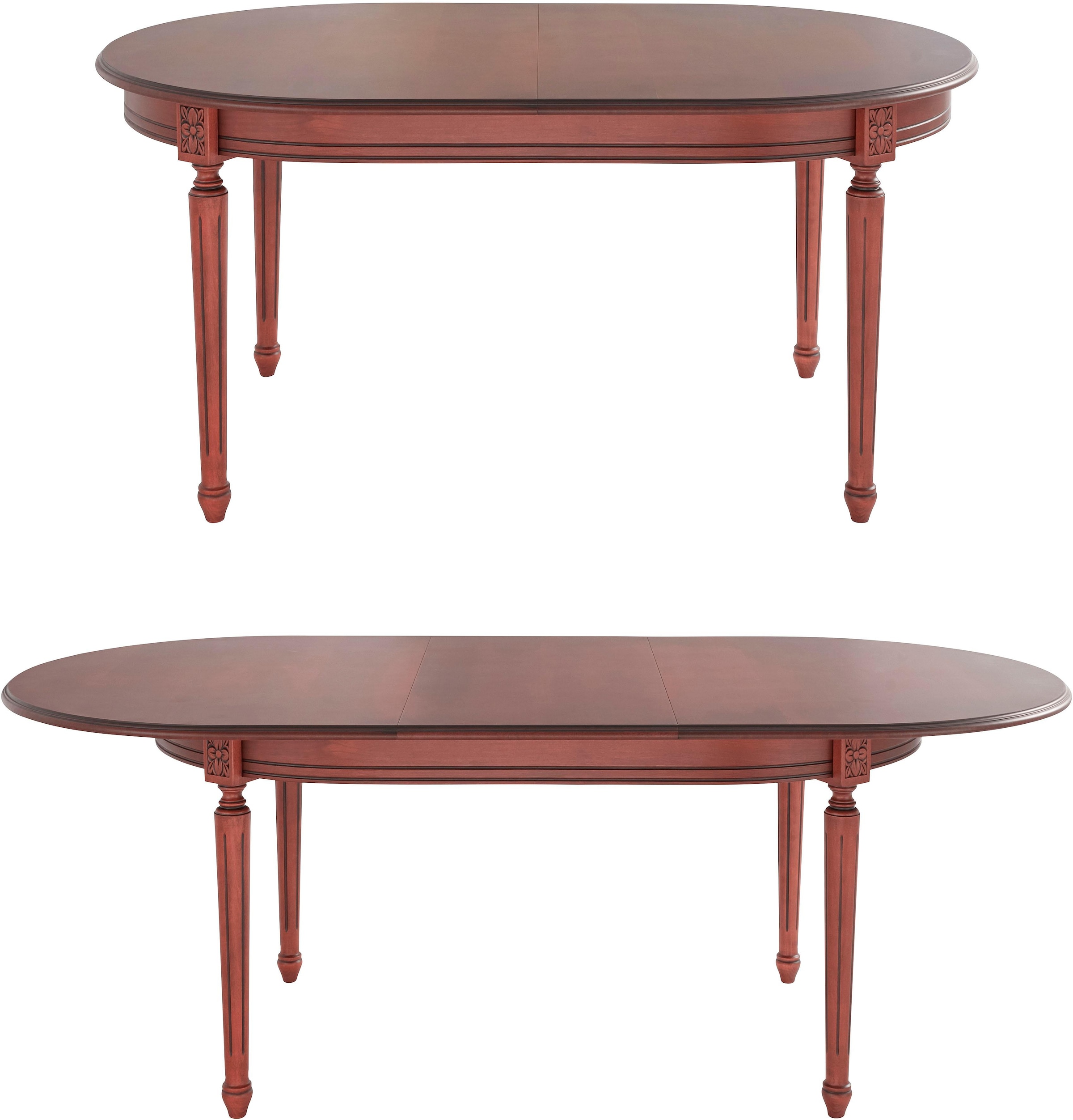 Home affaire Esstisch »LUIGI« Breite 166-216 cm, natur weiss