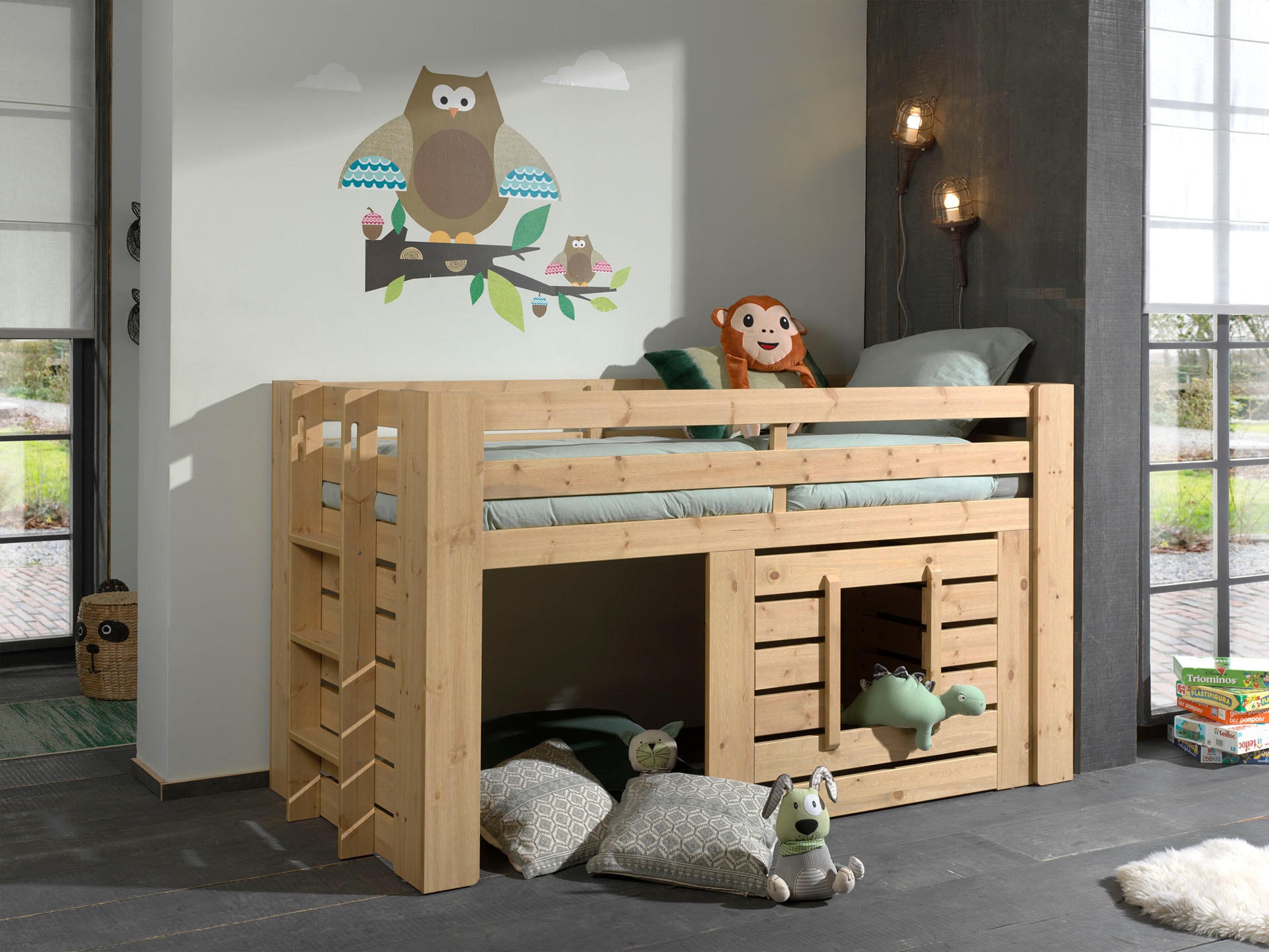 Vipack Kinderbett »Oliver« Made in Europe,  Jugendbett, Hausbett