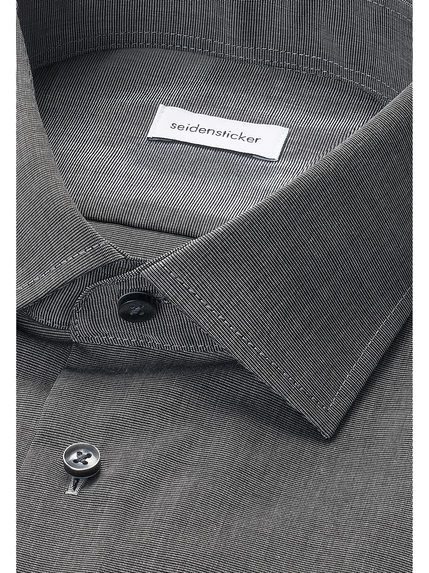 seidensticker Chemise d'affaires »Schwarze Rose« Slim 1/1 Kentkragen Uni