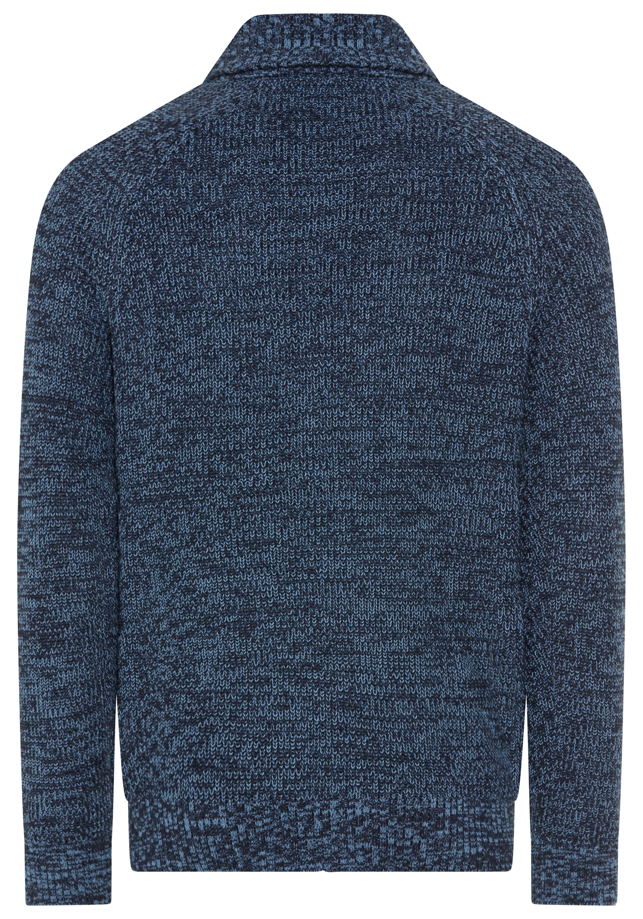 Man's World Strickjacke »Neue Kollektion! Mit Stehkragen & Reissverschluss« melierte Optik ,weicher Griff, Perfekt für die kältere Jahreszeit