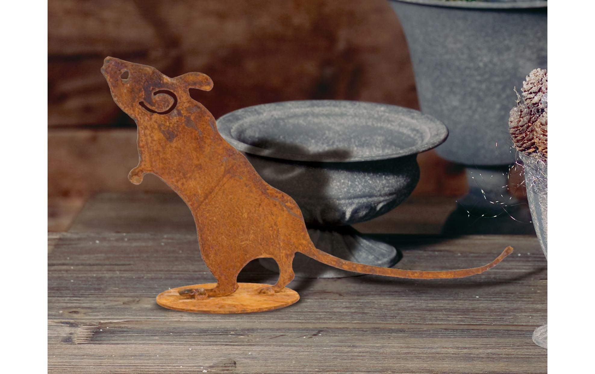   Figurine de décoration »Ambiance Maus auf Platte, stehend«