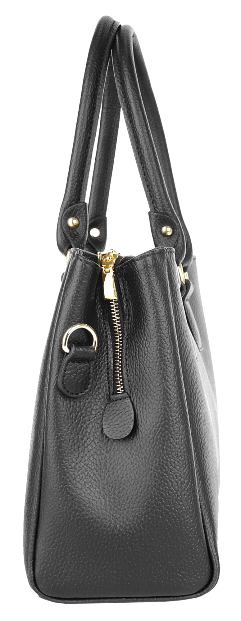 Cluty Henkeltasche echt Leder, Made in Italy