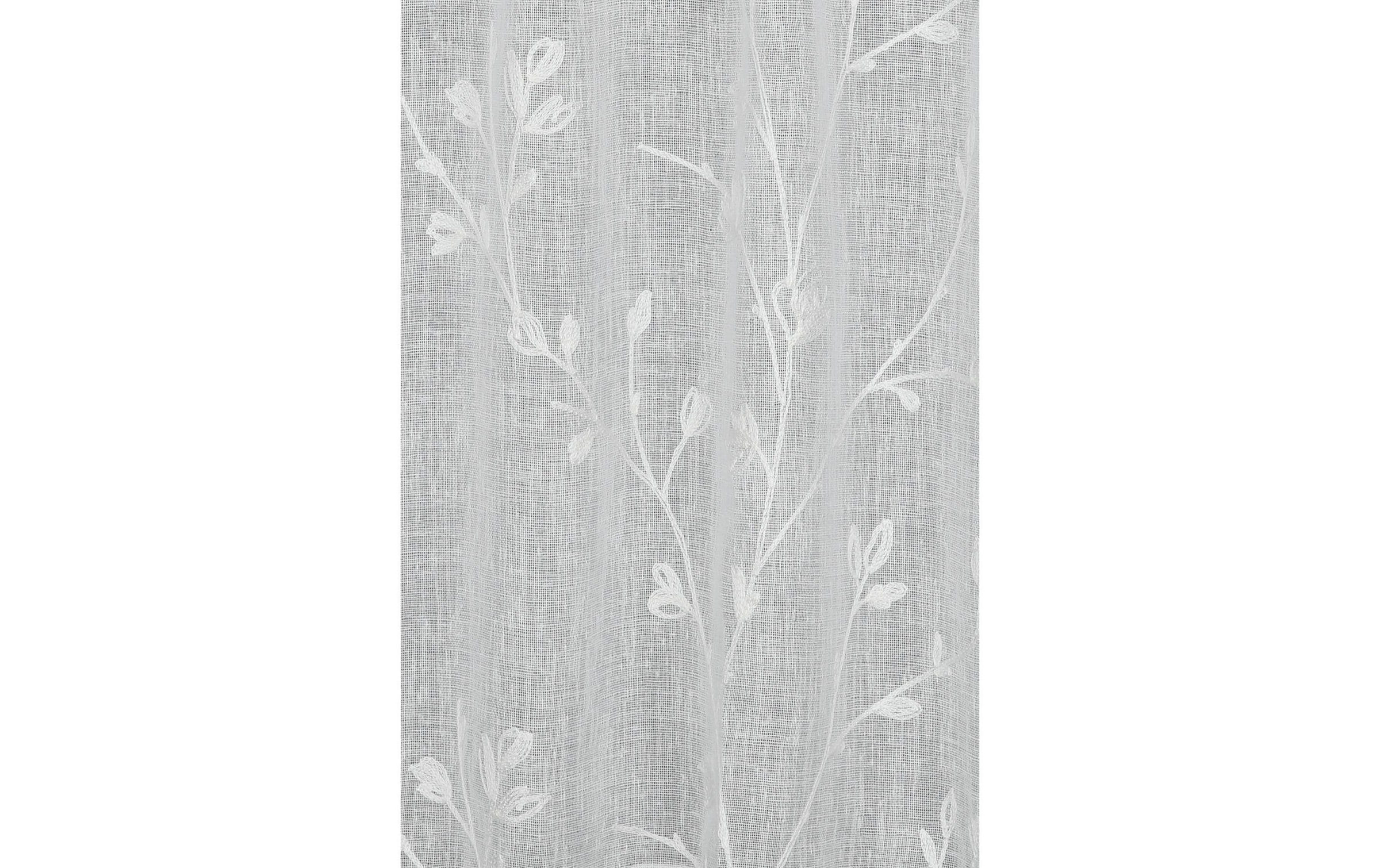 GARDINIA Vorhang »Stickerei, Natur« Schlaufen 1 Stk. tlg.