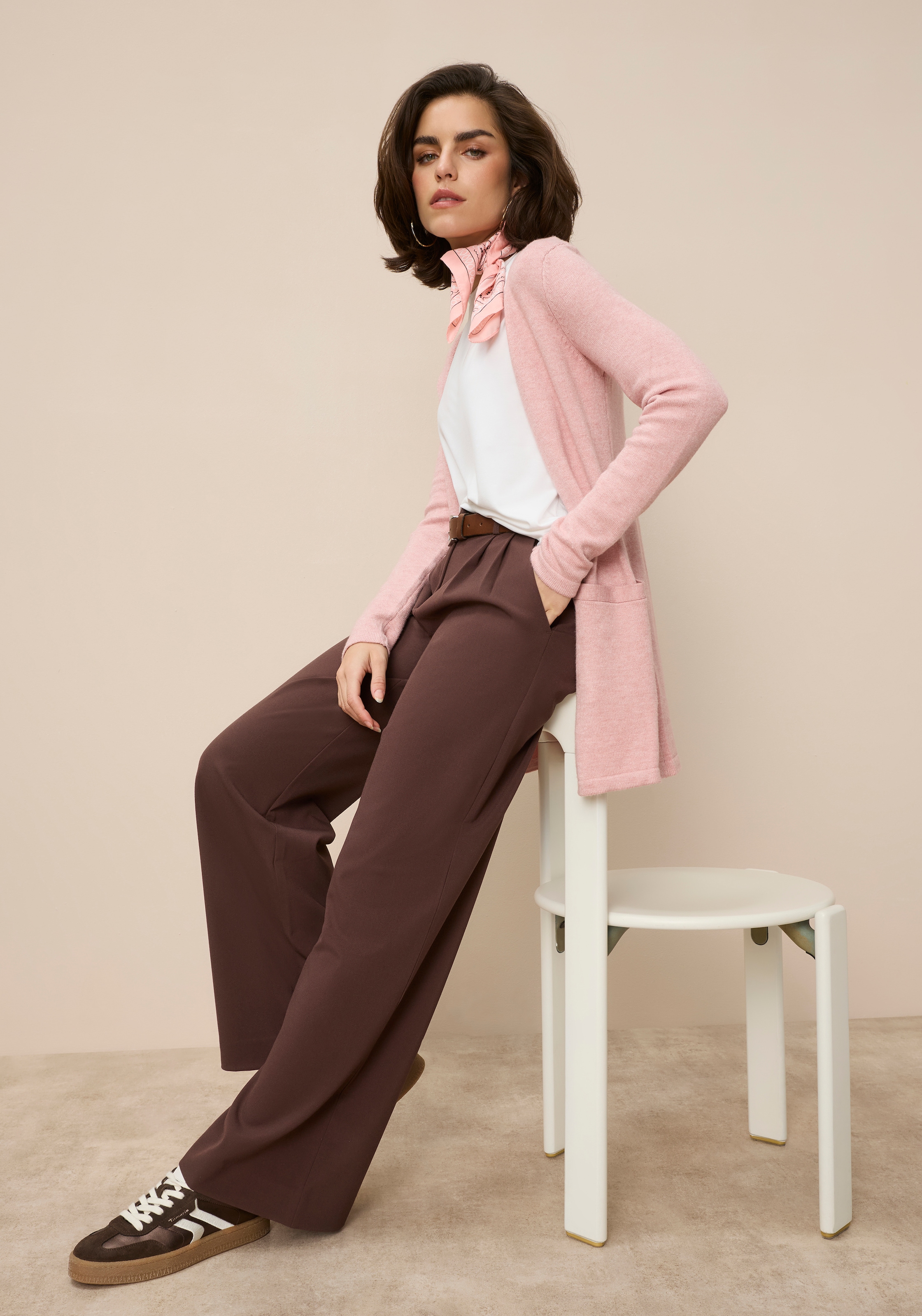 Tamaris Veste en tricot mit Taschen