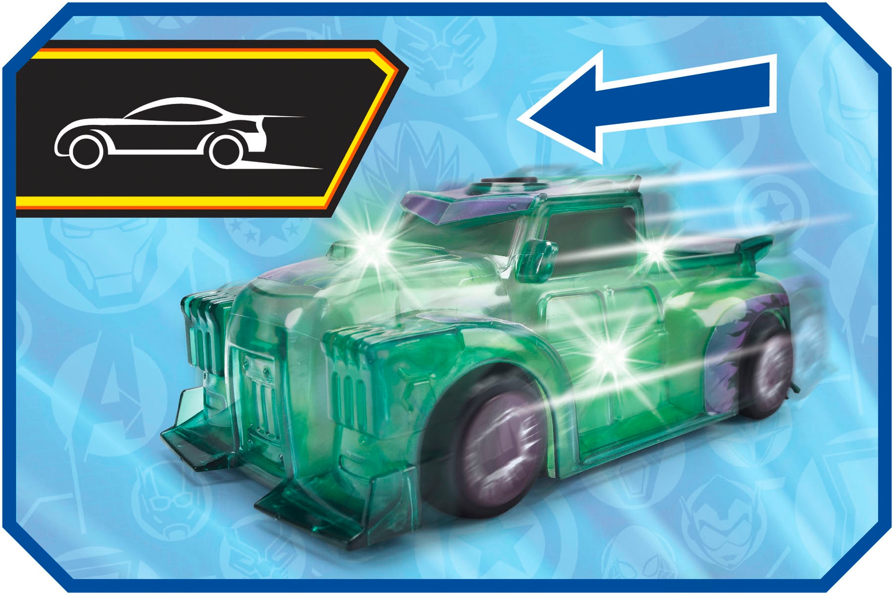 Dickie Toys Voiture-jouet »Marvel Light Hero Hulk 1:32« mit Licht und Sound