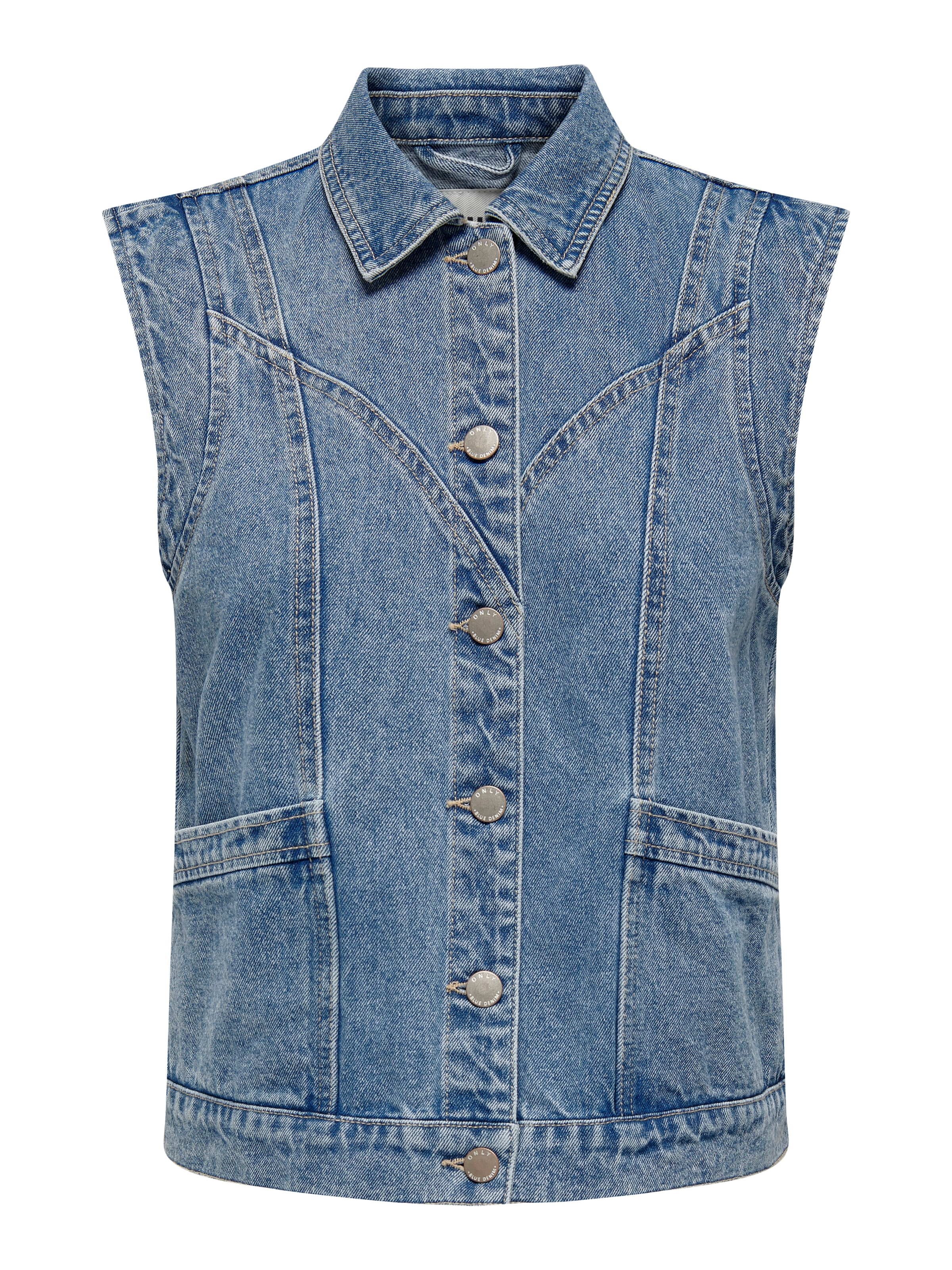 ONLY Gilet en jean »ONLKENNEDY SL DNM WAISTCOAT BJ NOOS«
