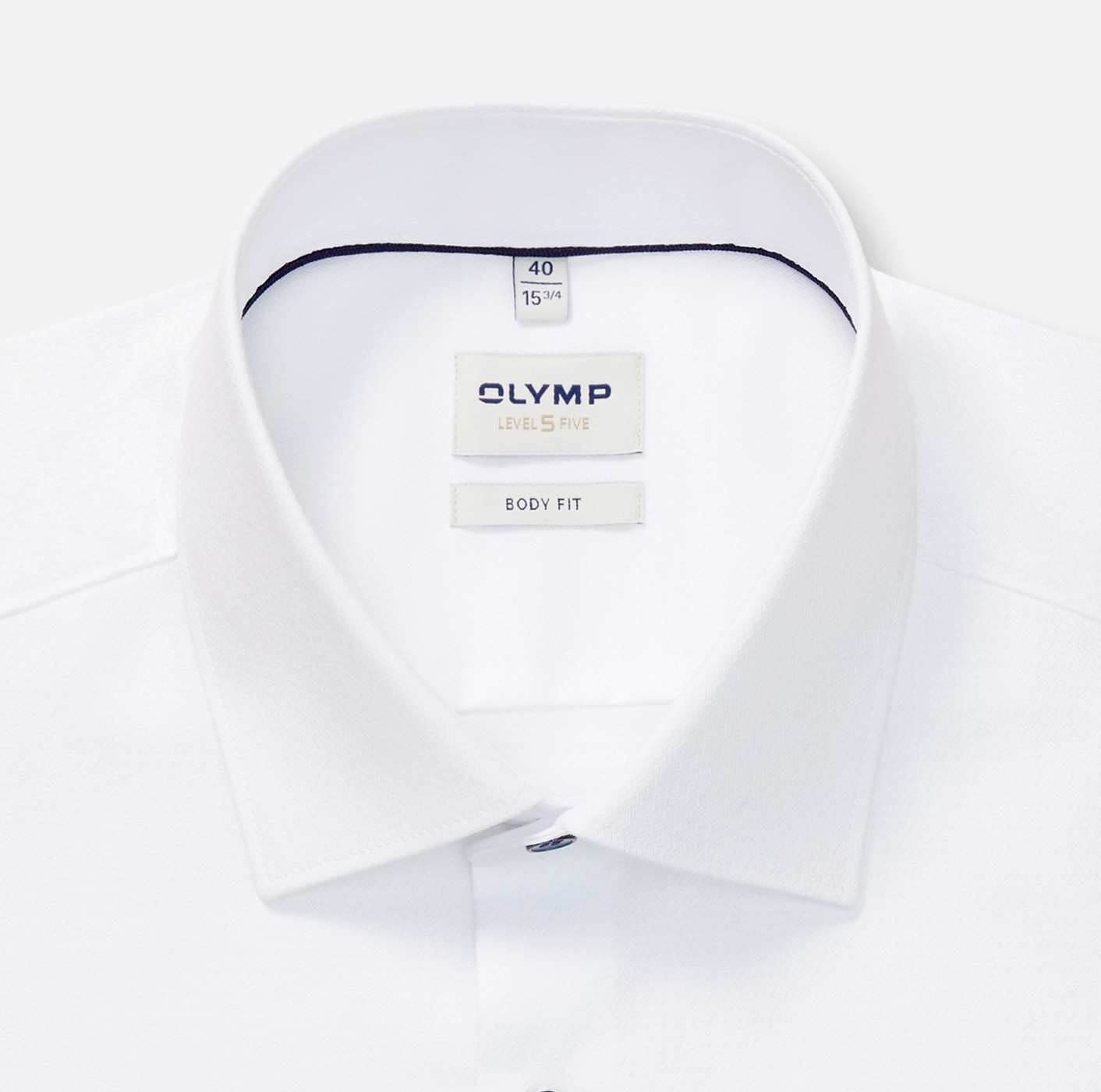 OLYMP Chemise à manches longues »Level 5« body fit, New York Kentkragen, fein gemustert, Businesshemd