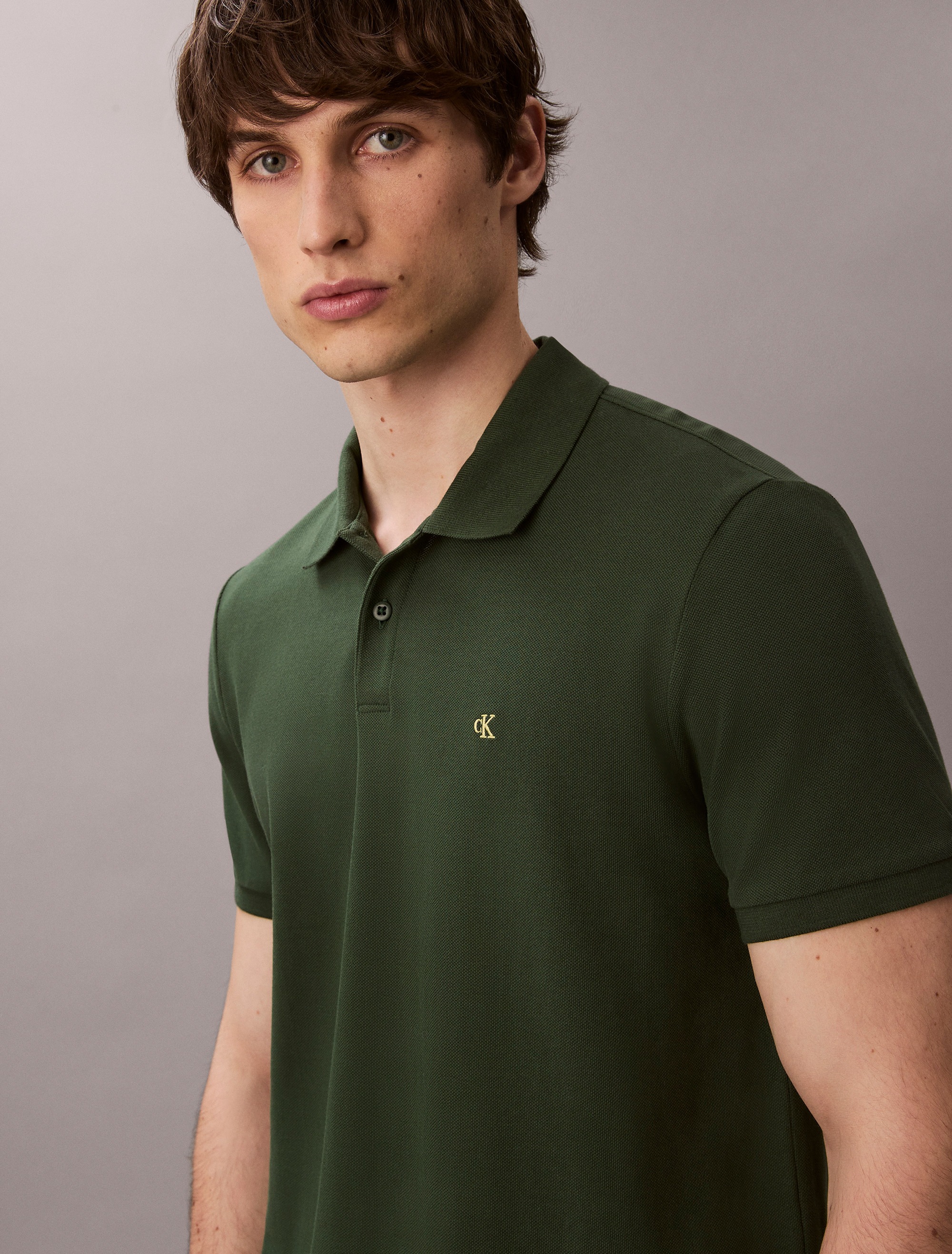 Calvin Klein Jeans Polo »SS CASUAL PIQUE CLASSIC POLO« Mit Rundhalsausschnitt