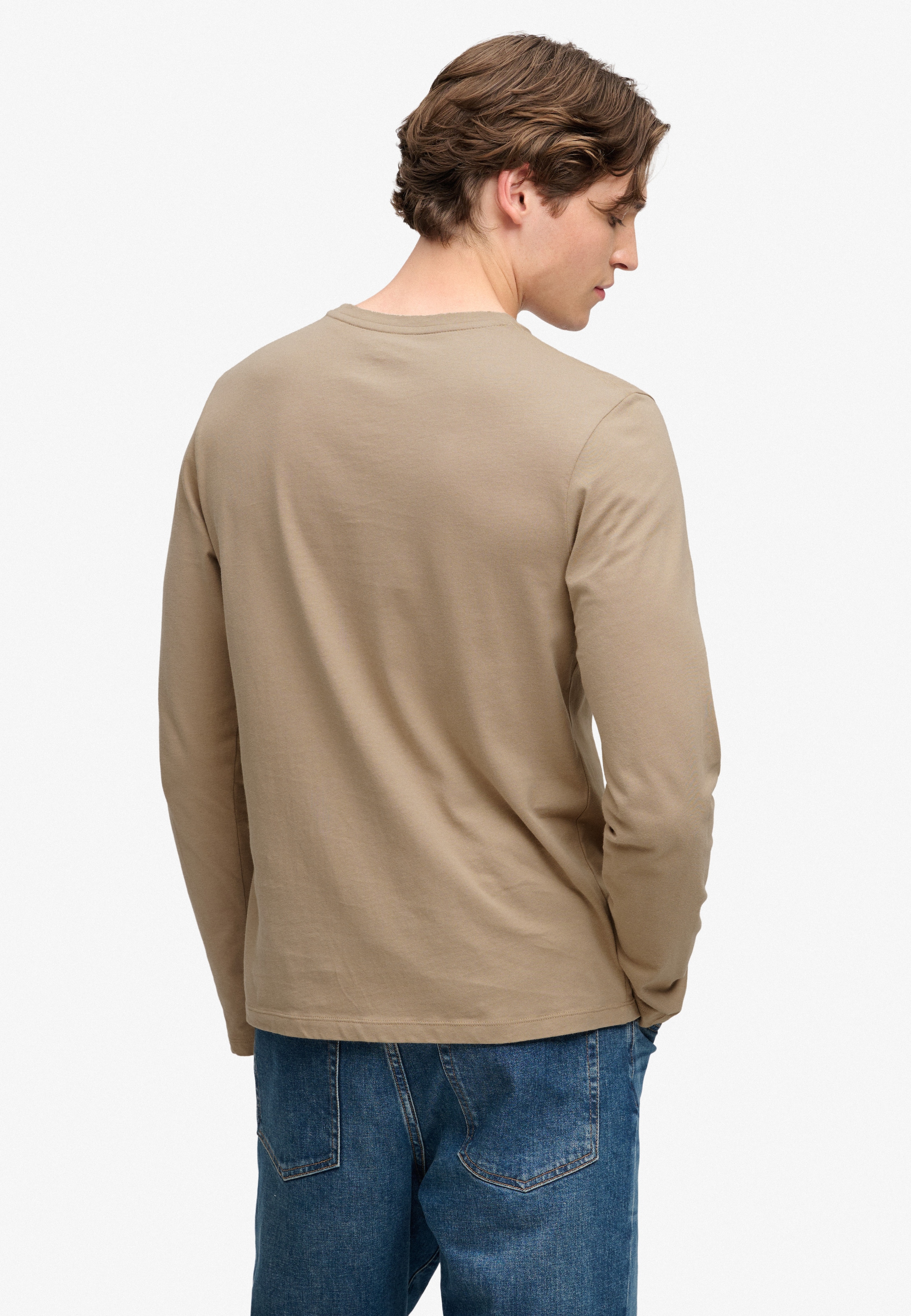 Superdry T-shirt à manches longues »CLASSIC ESSENTIAL SDCO TOP« coton, coupe décontractée