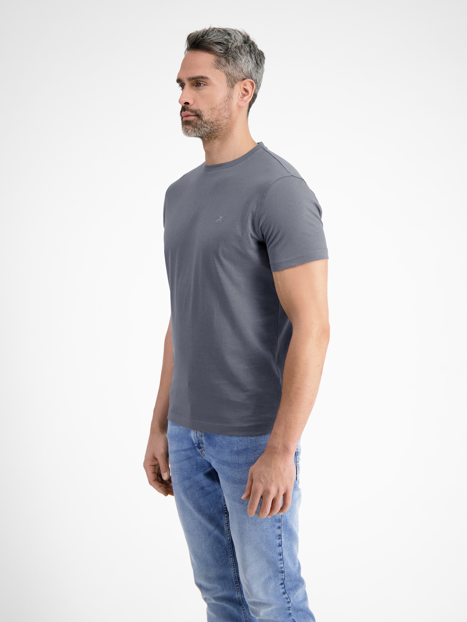 LERROS T-shirt »LERROS Klassisches Rundhals T-Shirt«