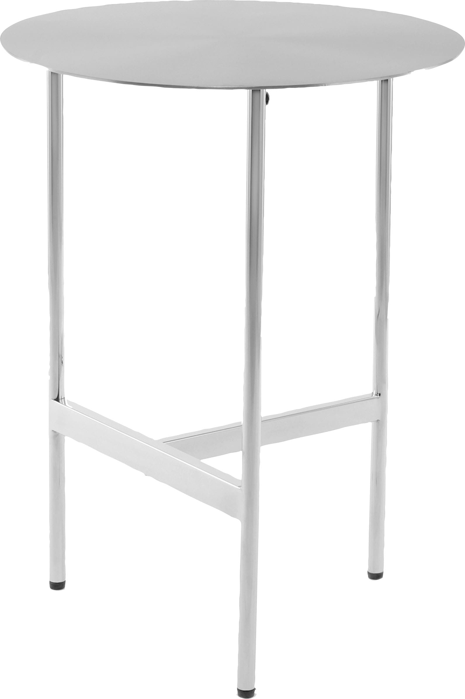 Kayoom Table d'appoint »Pema, Minimalistisches Design, Passt zu jedem Einrichtungsstil« 1 cuis tlg. minimalistisches Gestelldesign aus Edelstahl, runde Ablagefläche