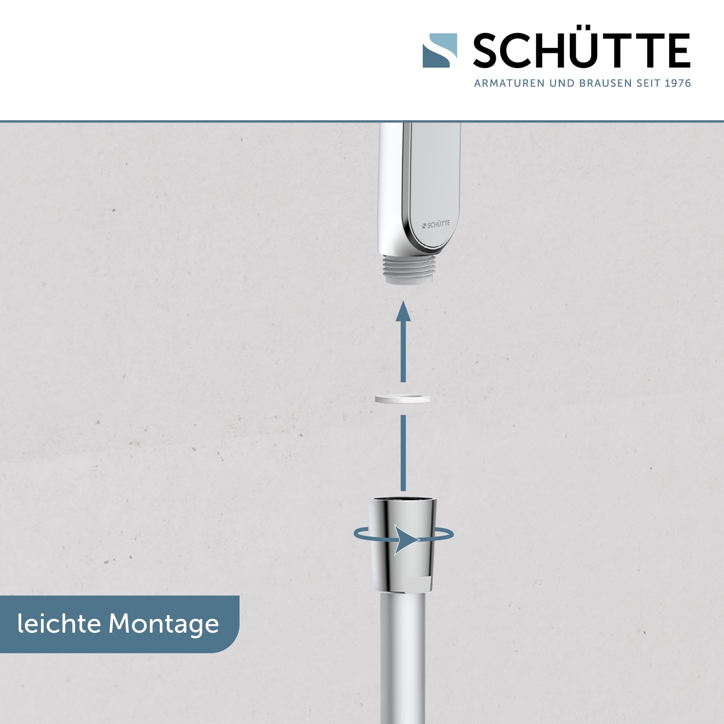 Schütte Stangenbrause-Set »KARIBIK« Komplett-Set, 4 Stk. tlg. höhenverstellbar, mit Antikalk-Beschichtung, wassersparend