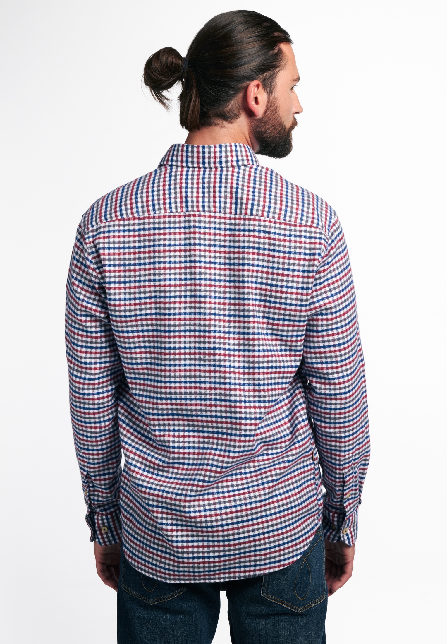 Eterna Langarmhemd »REGULAR FIT« EASY IRON (bügelleicht)