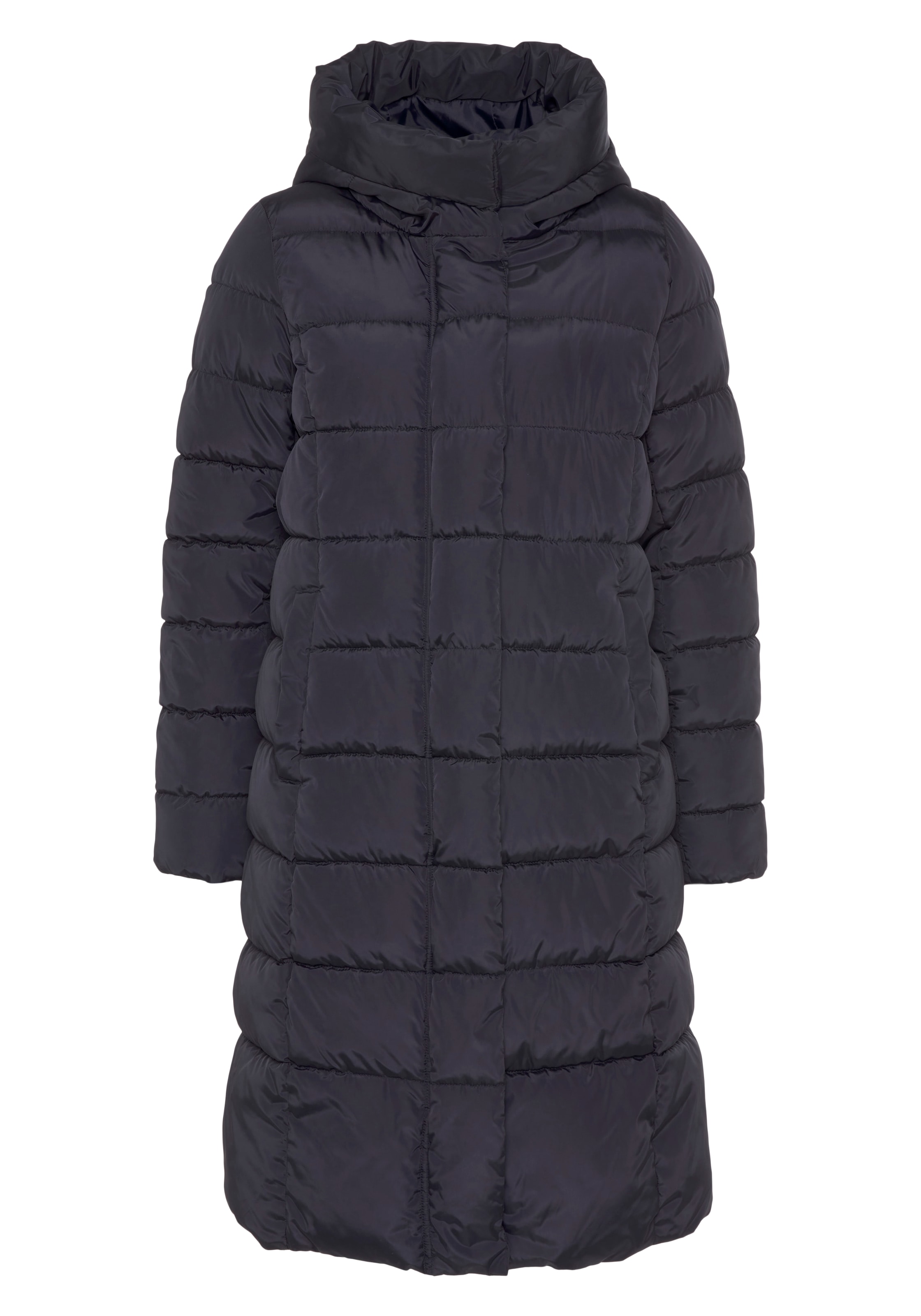 ONLY Steppmantel »ONLTINA – Puffermantel mit Premium-Füllung und verdecktem Zipper« regular fit, casual, Steppware, Kunstfaser, hochschliessend