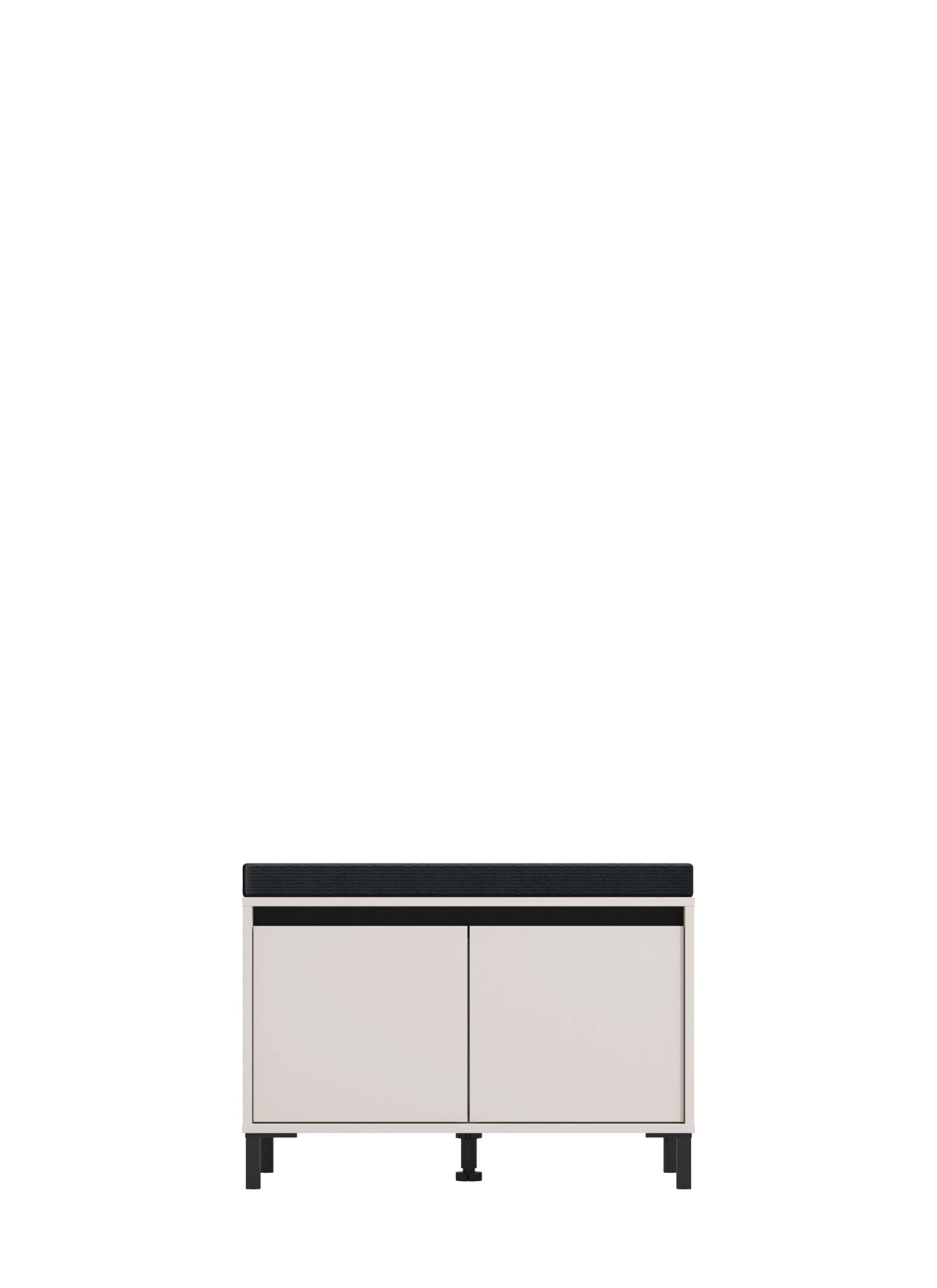 Home affaire Banc à chaussures »Arran, Schuhschrank, Schuhregal, Schuhtruhe, Schuhkommode, Sitzbank« mit abnehmbarem Sitzkissen, zwei Türen (dahinter zwei Fächer)