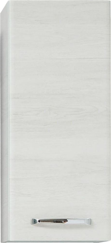 Saphir Armoire suspendue »Quickset Wand-Badschrank 30 cm breit mit 1 Tür und 2 Glas-Einlegeböden« armoire suspendue de salle de bain avec amortisseur de porte, poignées chromées brillantes