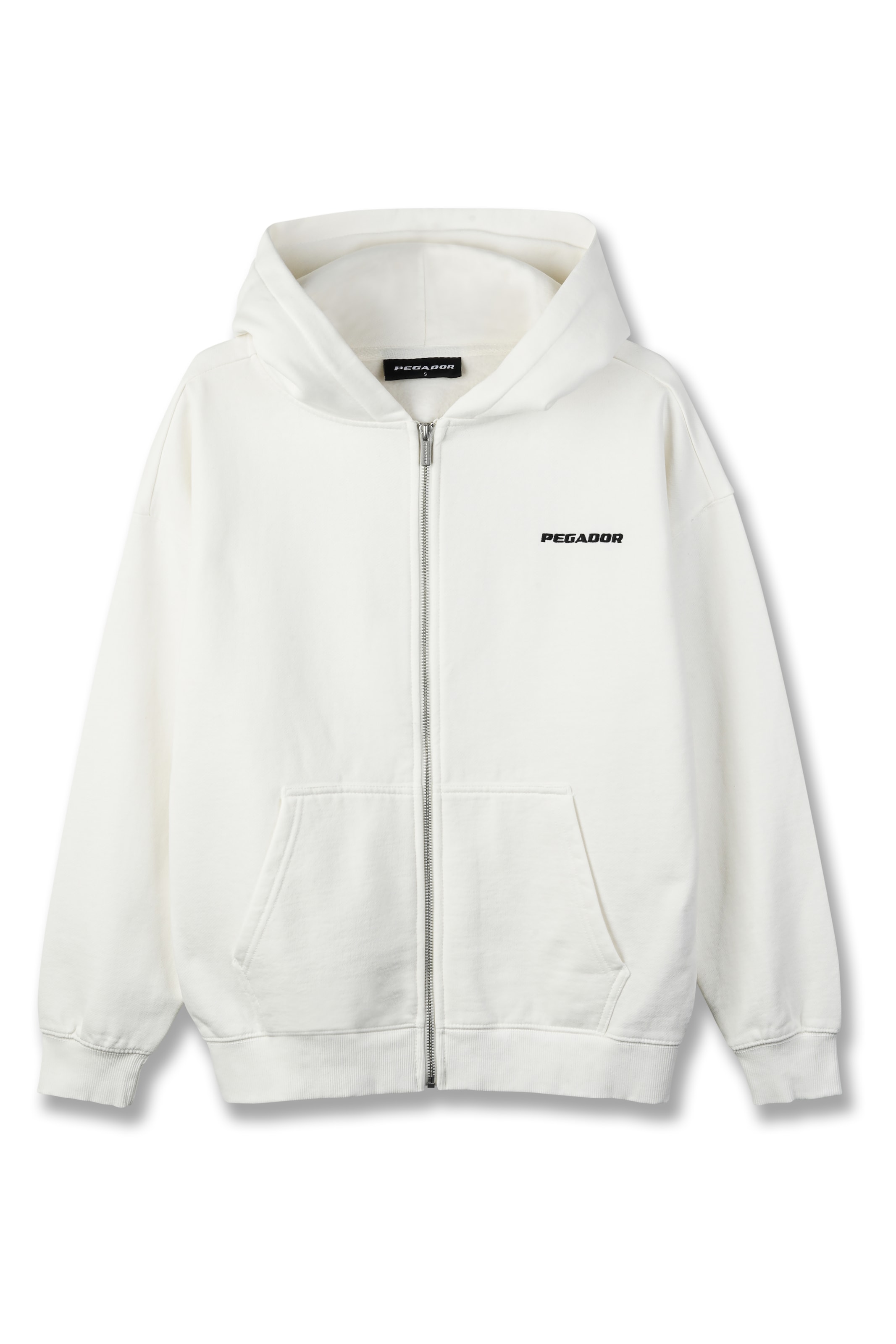 PEGADOR Sweat à capuche »Clarita Oversized Sweatjacket« mélange de coton, oversize