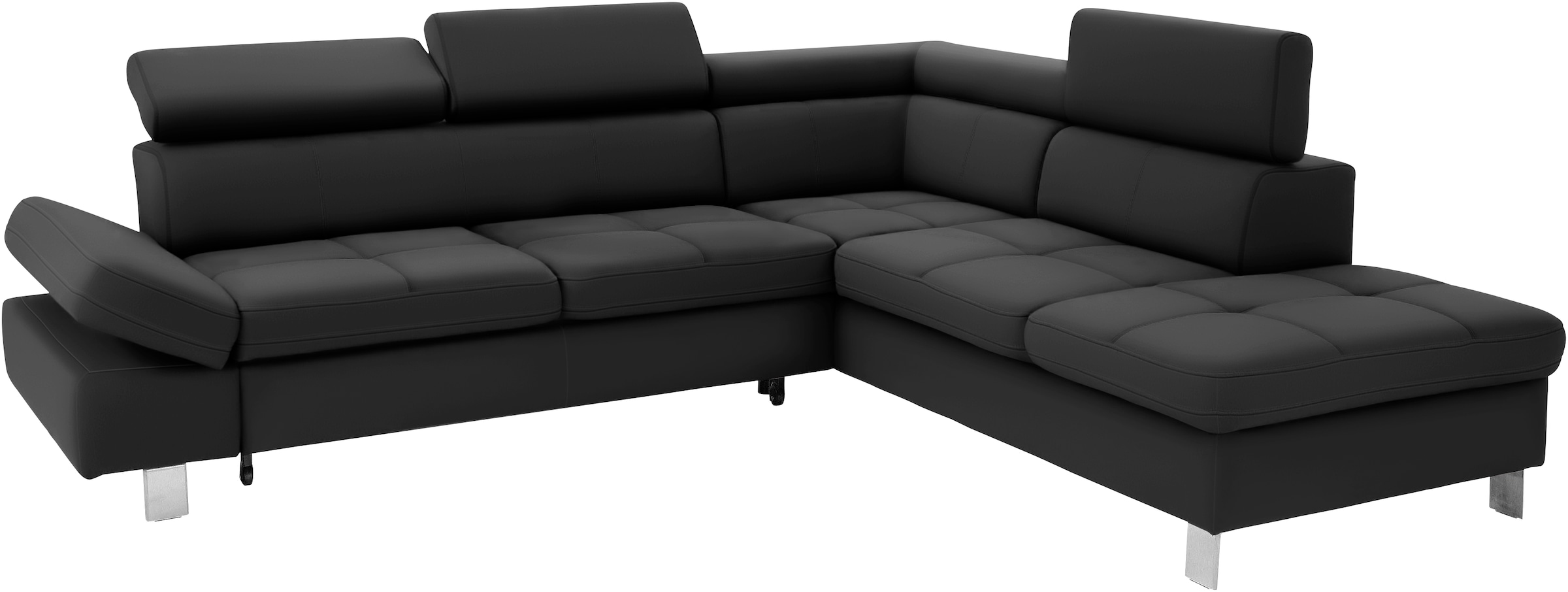 exxpo - sofa fashion »Fiji, L-Form« mit Kopf- bzw. Rückenverstellung, wahlweise mit Bettfunktion