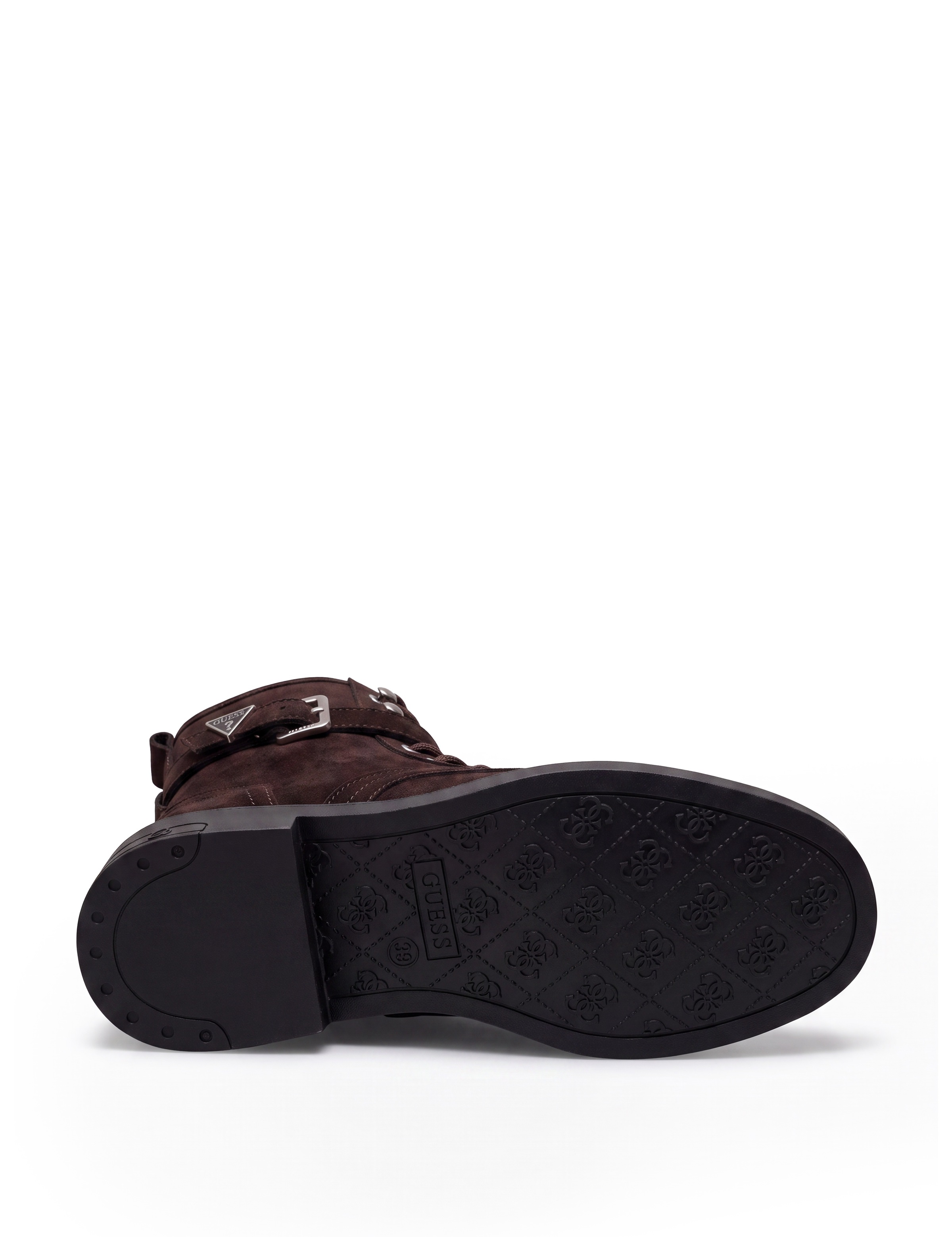 Guess Schnürstiefelette »FELLINI2«  Schnürboots, Herbst-Stiefelette mit Zierschnalle am Schaft