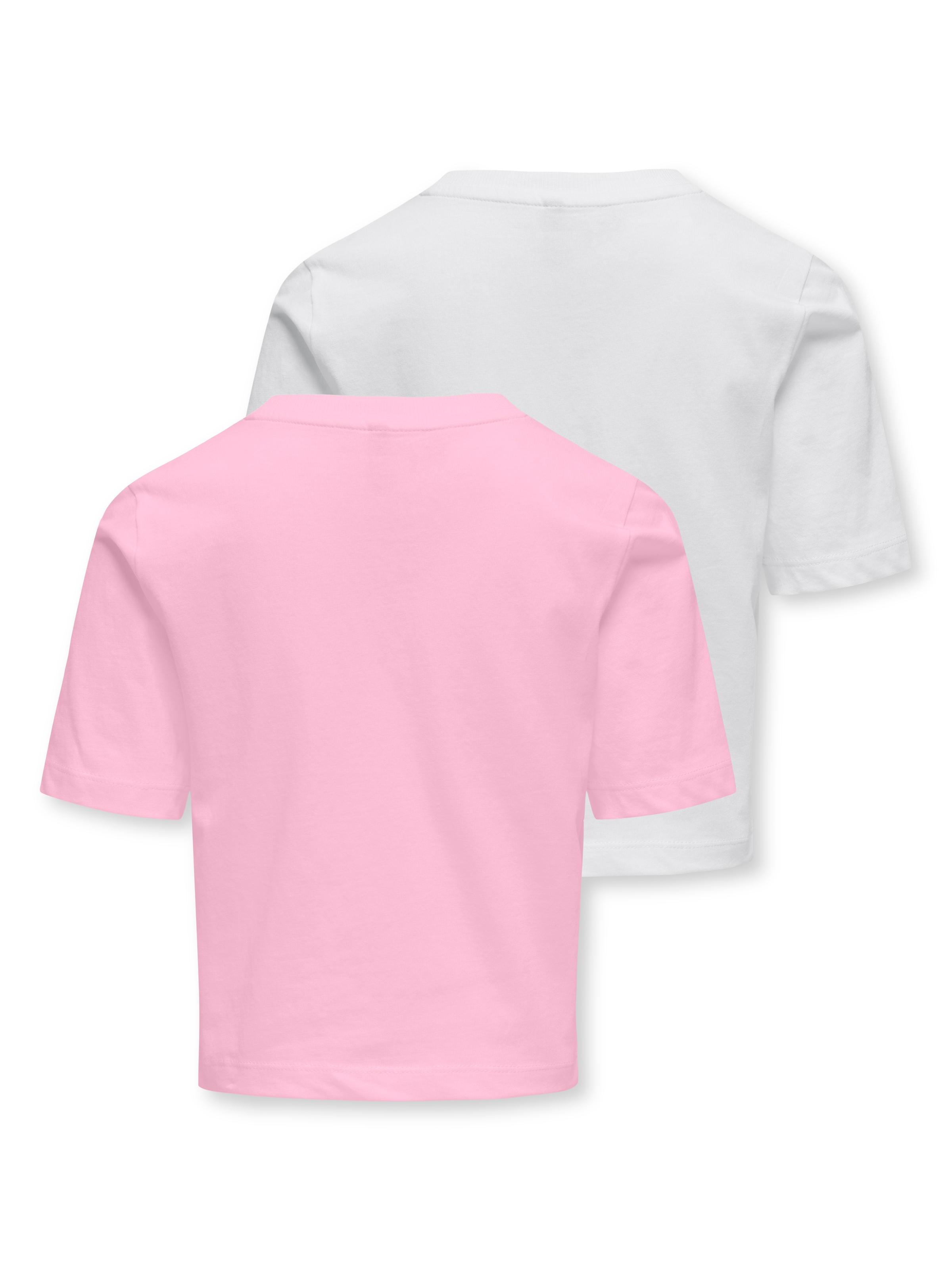 KIDS ONLY T-shirt »KOGREX FLOWER S/S TOP JRS 2-PACK« Packung, 2 mit süssen Brustmotiven