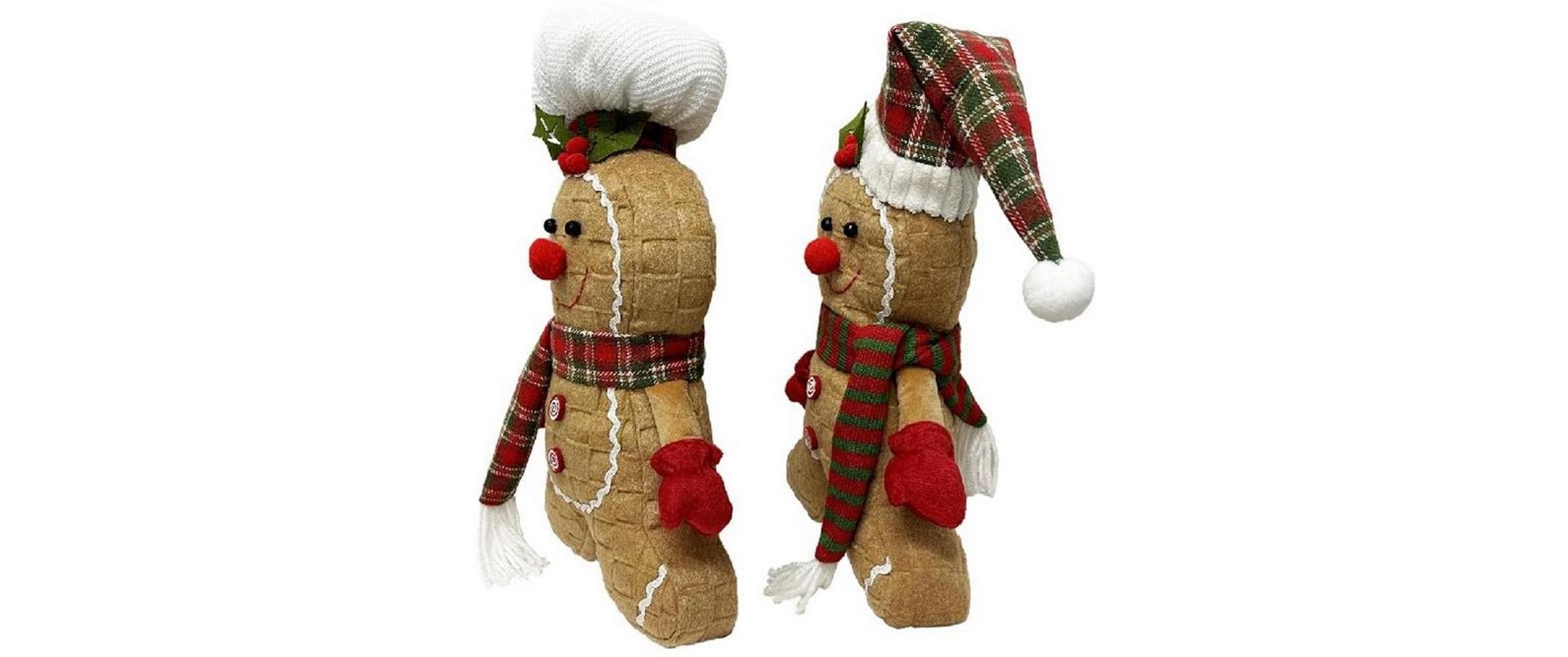   Weihnachtsfigur »Dameco Lebkuchenmännchen sitzend 2er-Set«