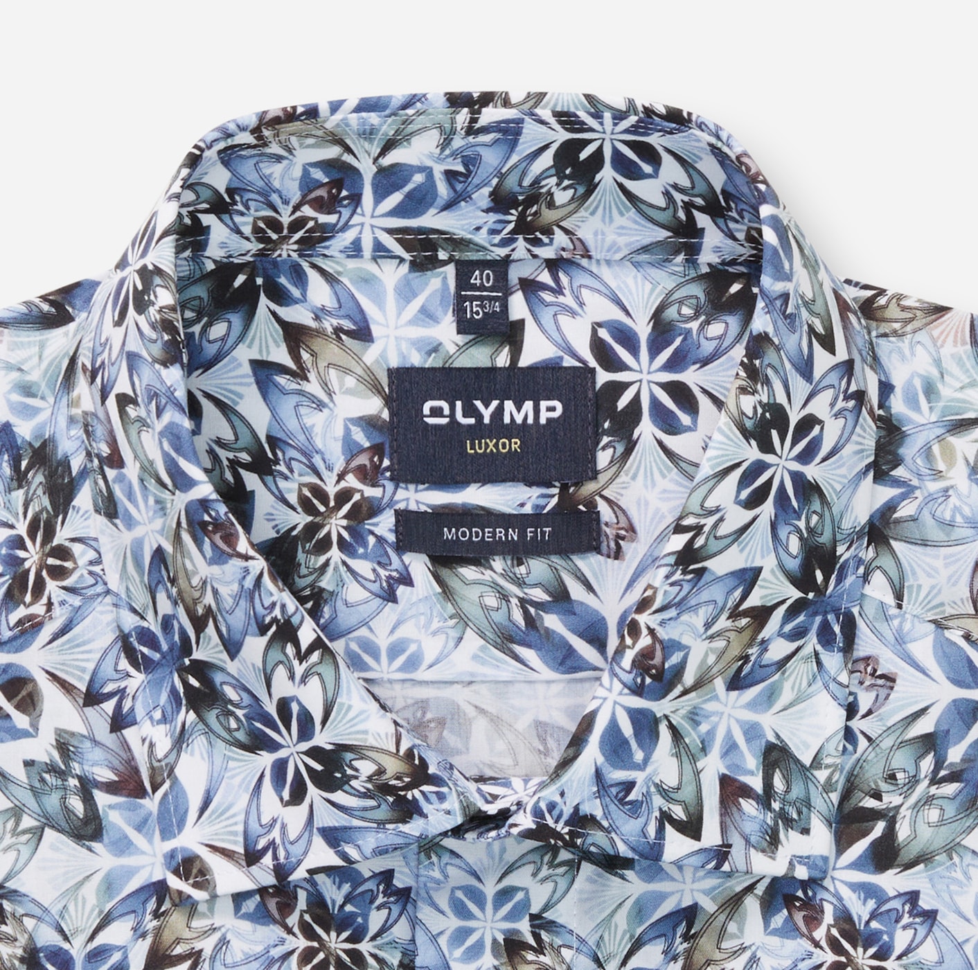 OLYMP Langarmhemd »Luxor modern fit« modern fit, New Kentkragen, Business Hemd