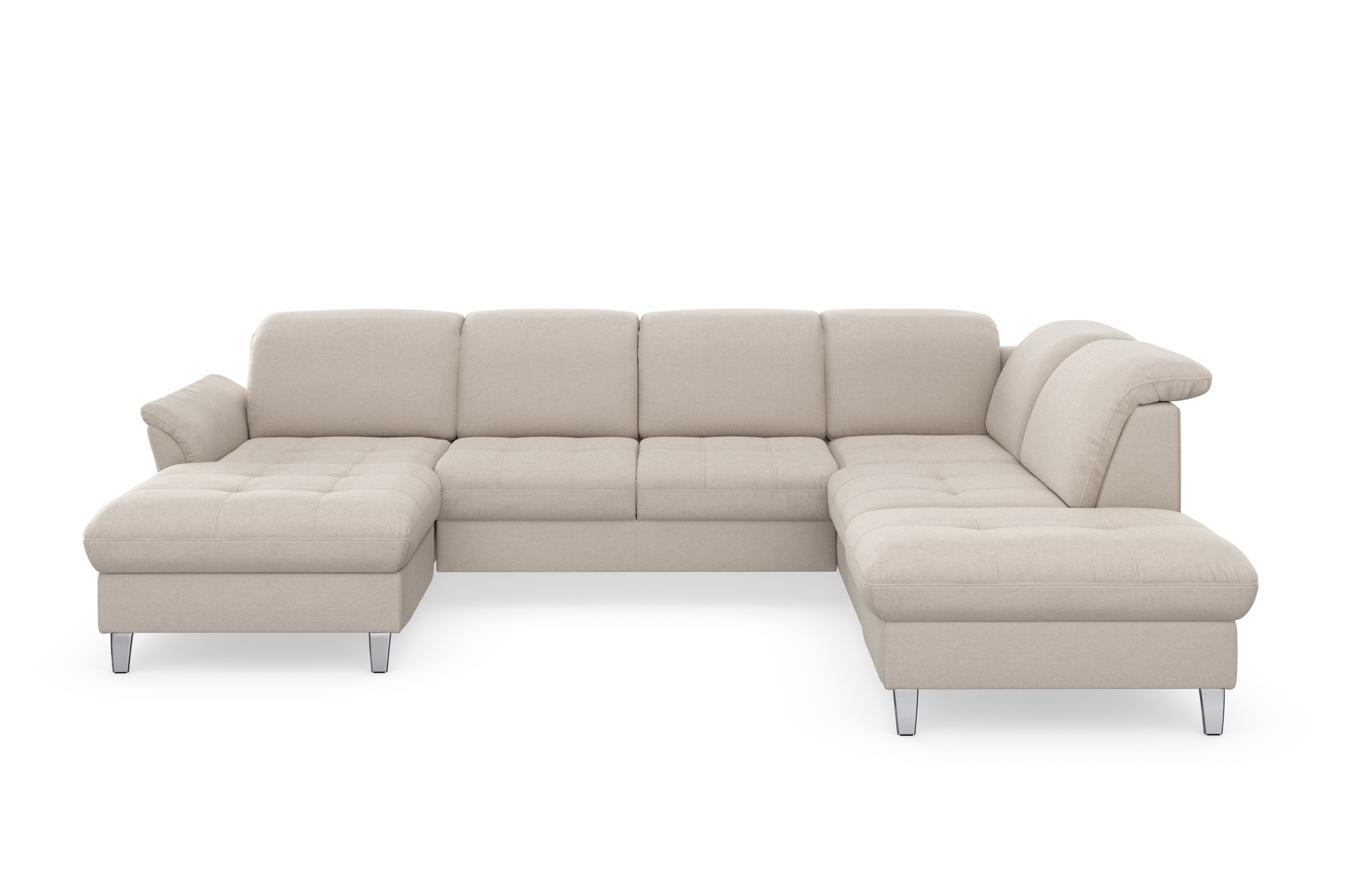 sit&more Paysage de salon »Maggiore U-Form« wahlweise mit Kopfteilverstellung, Bettfunktion und Stauraum